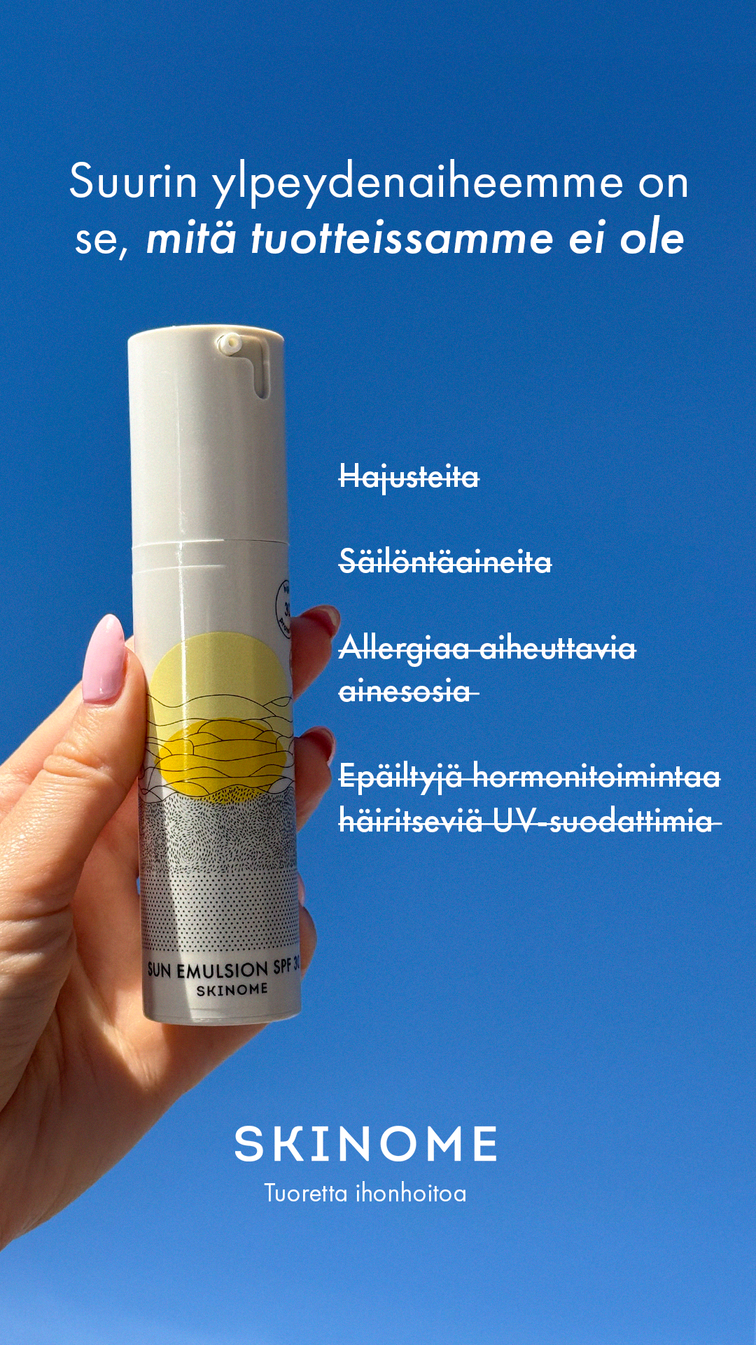 Skinome Facebook ad