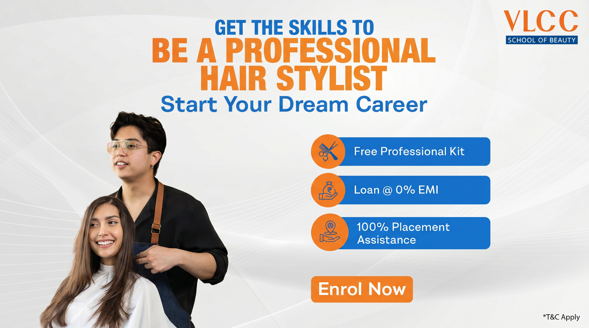 VLCC School Of Beauty Facebook ad from Aug 4, 2026