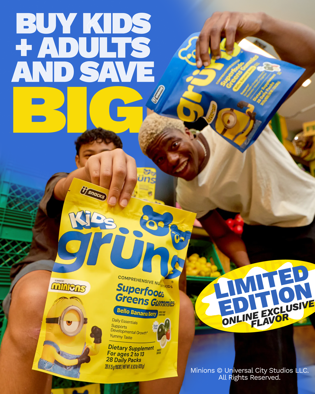 Grüns Kids Facebook ad