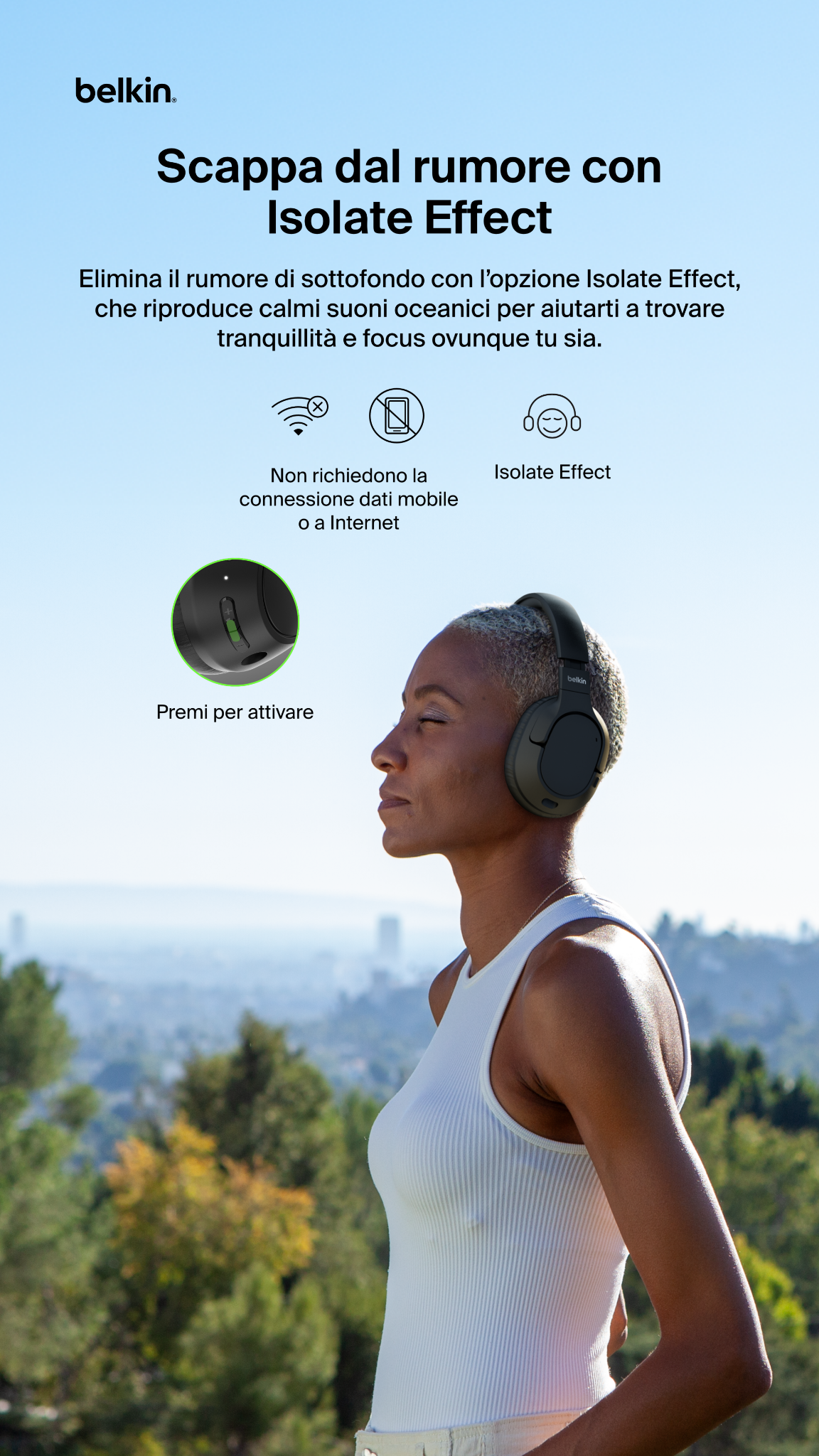Belkin Italia Facebook ad from Nov 6, 2025