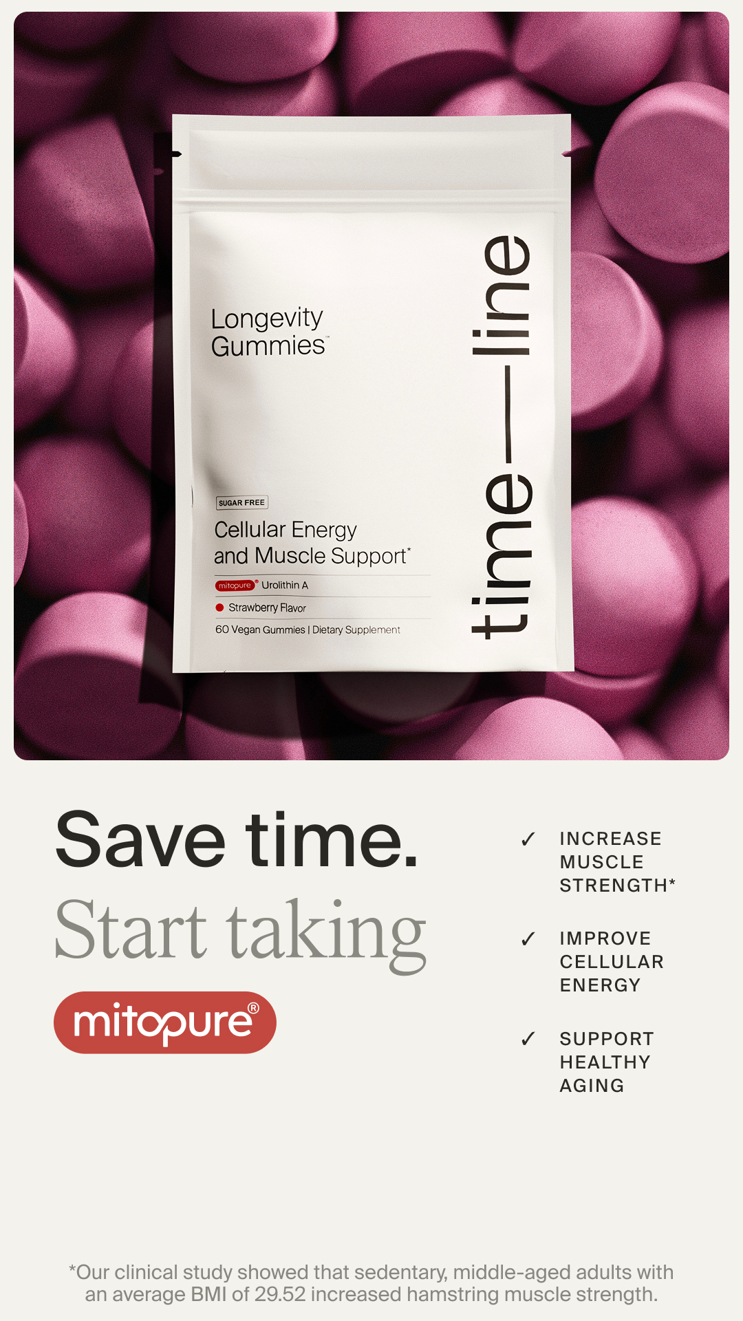 Timeline Longevity Facebook ad