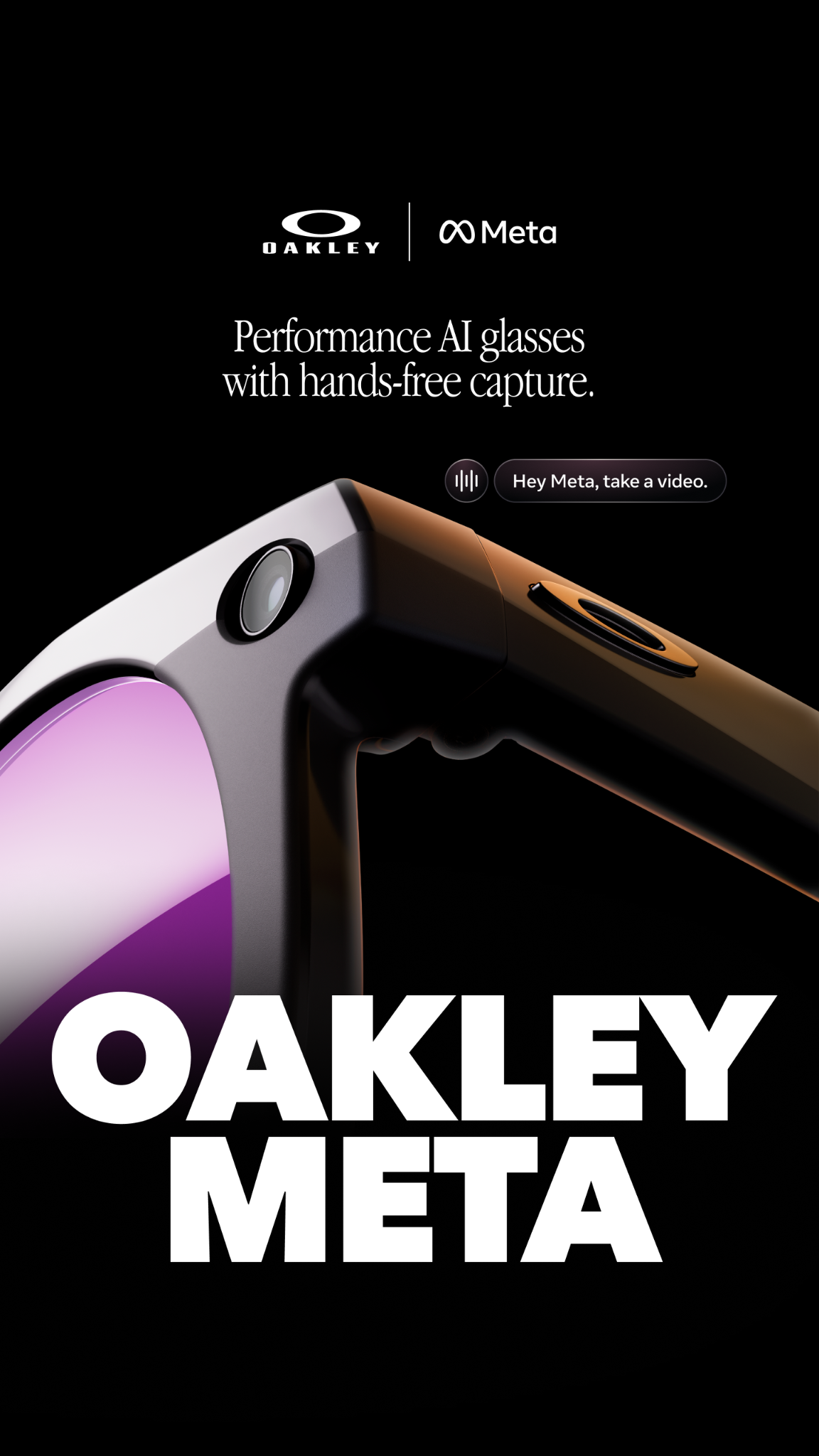 Oakley Meta Facebook ad