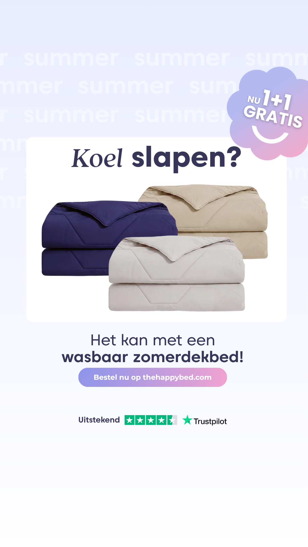 HappyBed Facebook ad