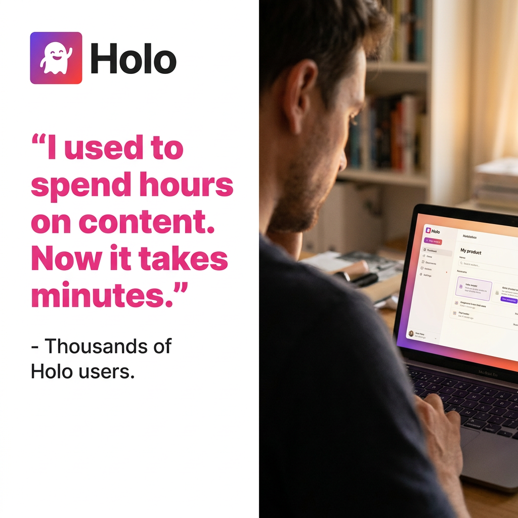 Holo Facebook ad