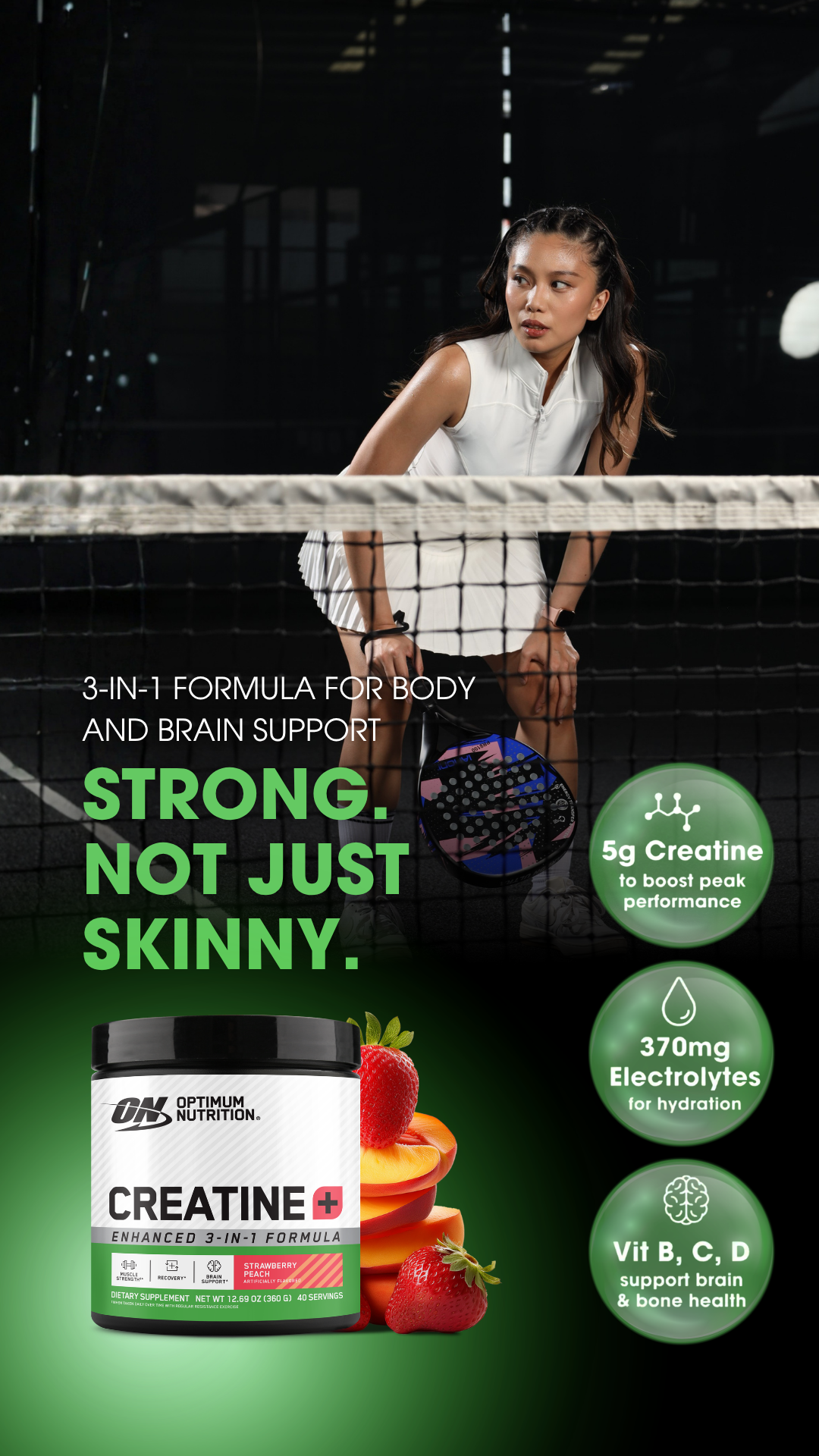 Optimum Nutrition Facebook ad
