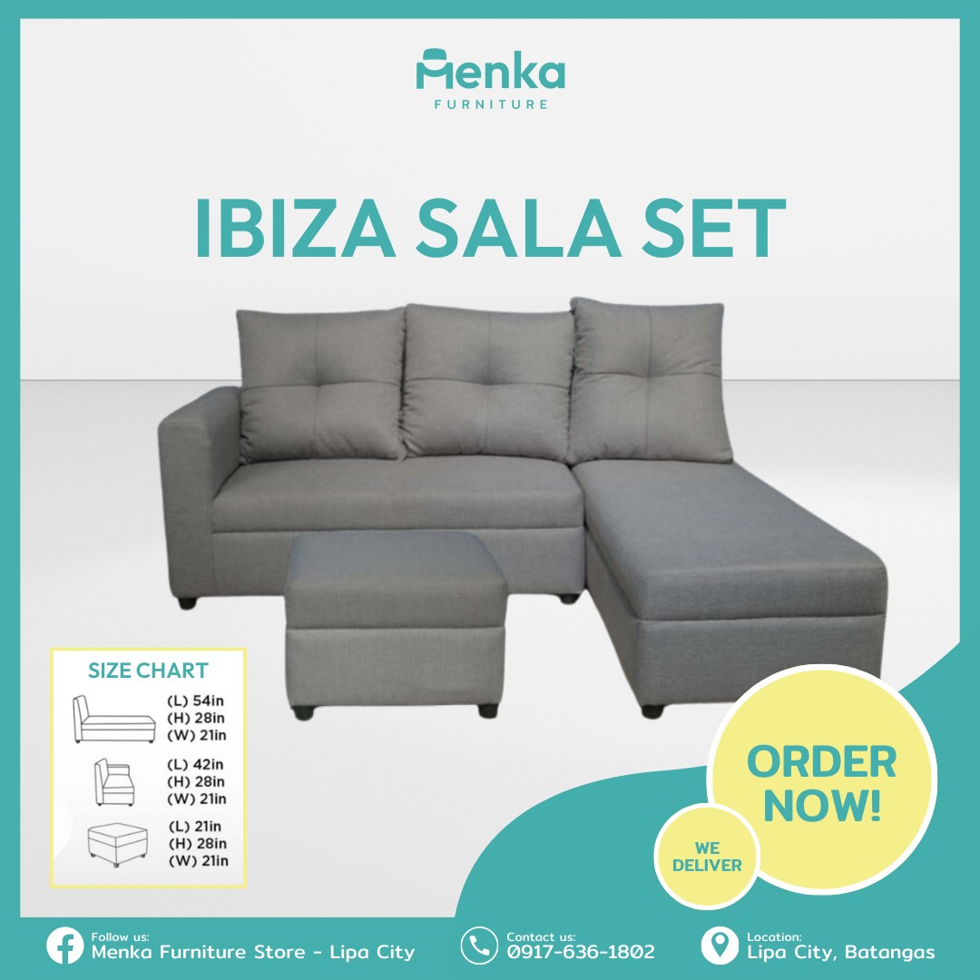 Menka Furniture Store - Lipa City Facebook ad: Naghahanap ka ba ng sala set na swak…