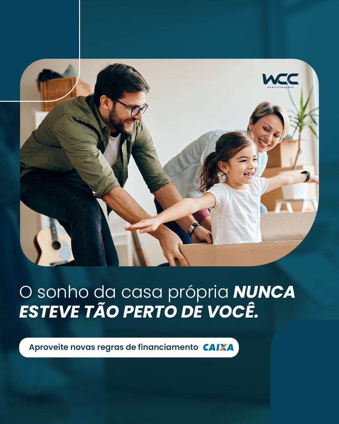 WCC Participações Facebook ad: O próximo capítulo da sua vida começa aqui.