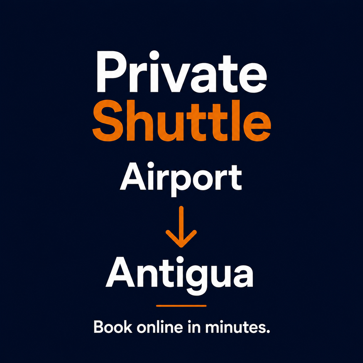 Yaakun Transportation Facebook ad: Private Airport Shuttle: GUA → Antigua