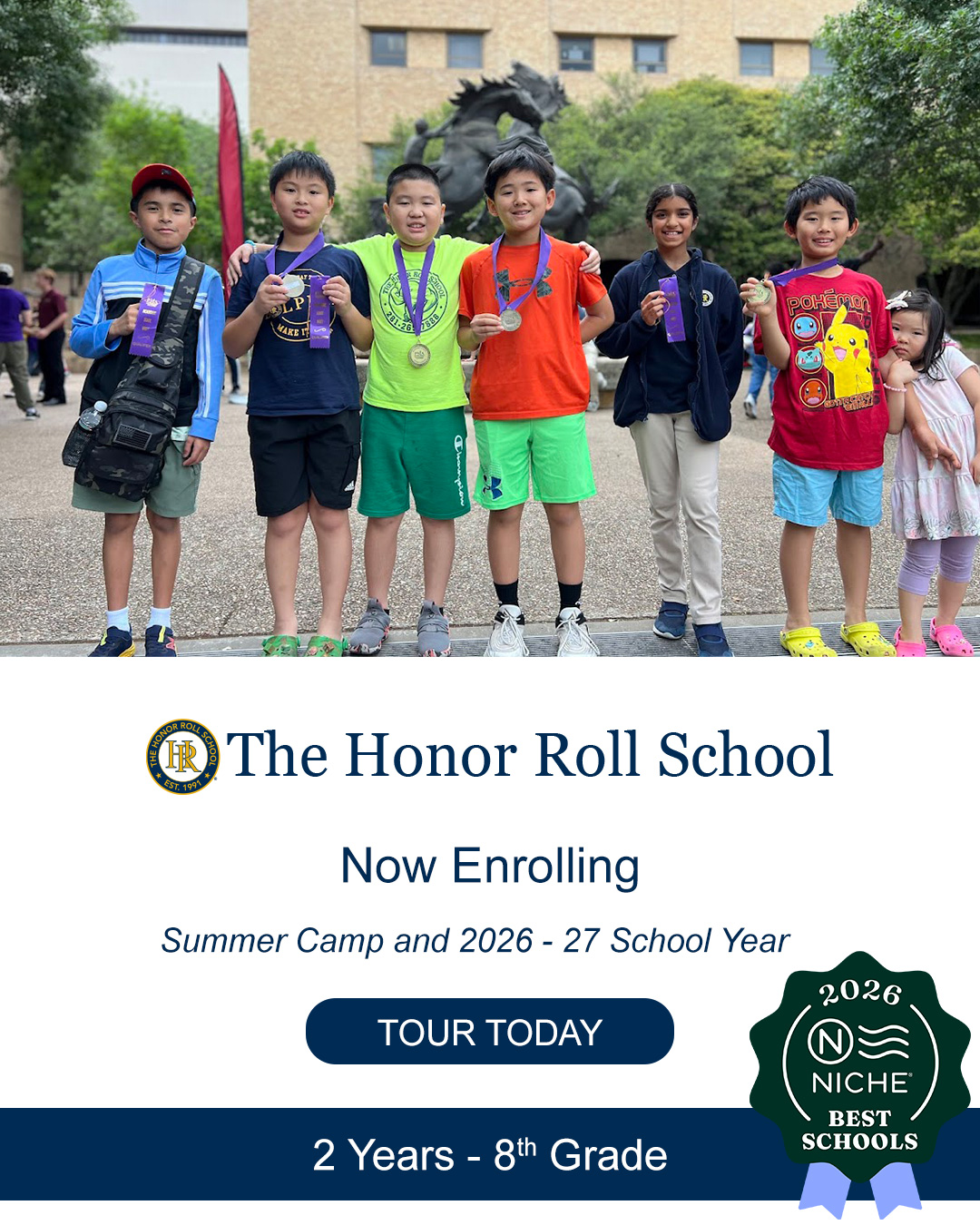 The Honor Roll School Facebook ad from Mar 9, 2026