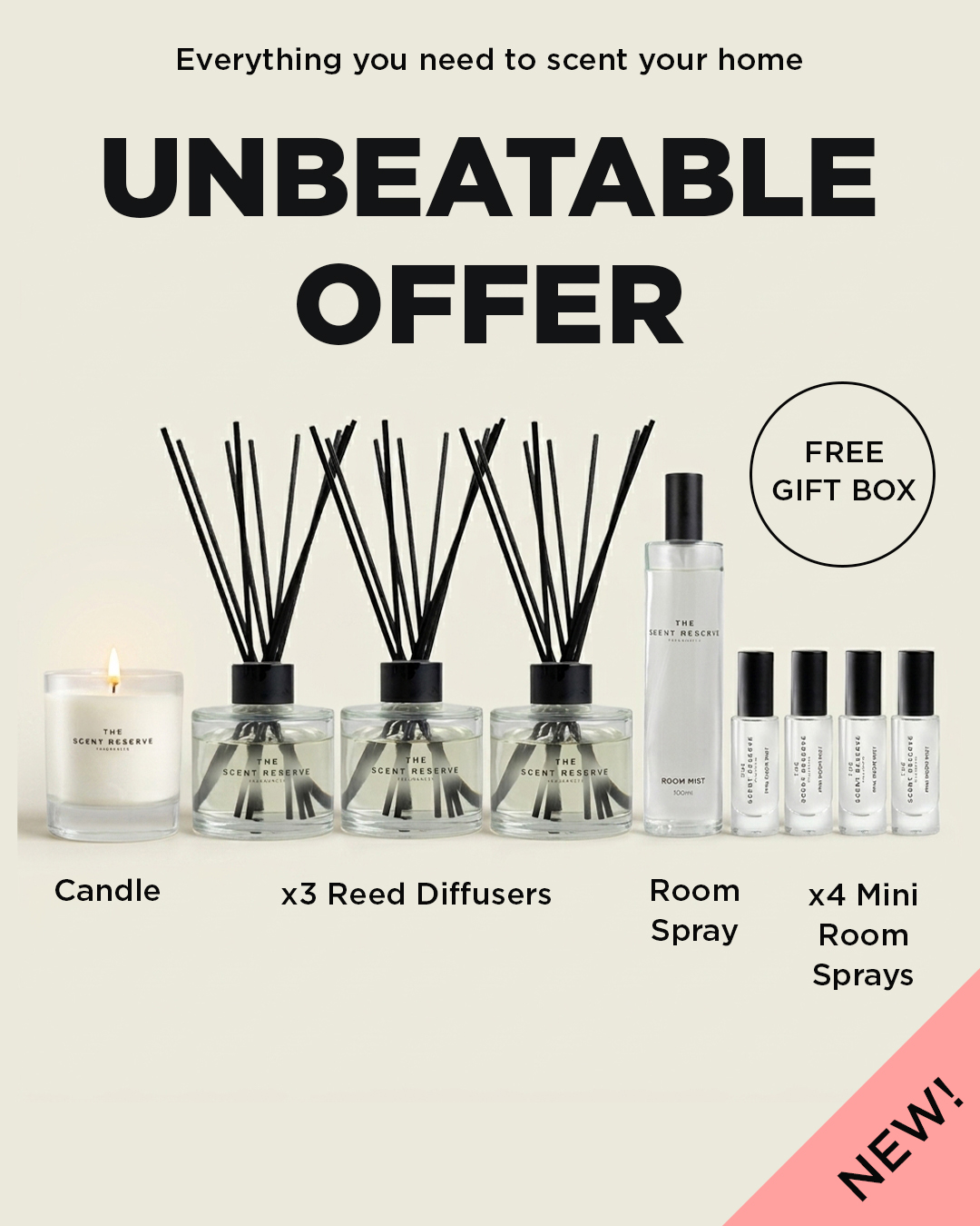 The Scent Reserve Facebook ad