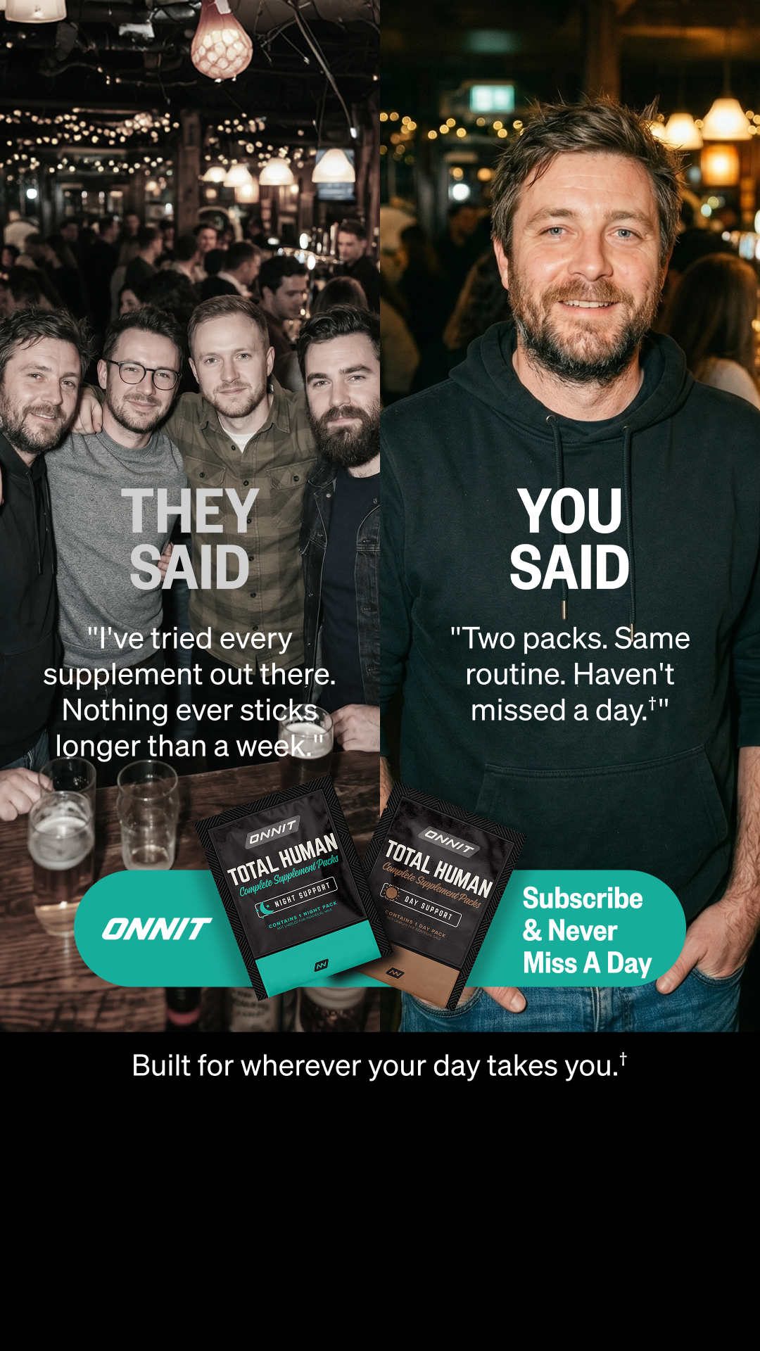 Onnit Facebook ad