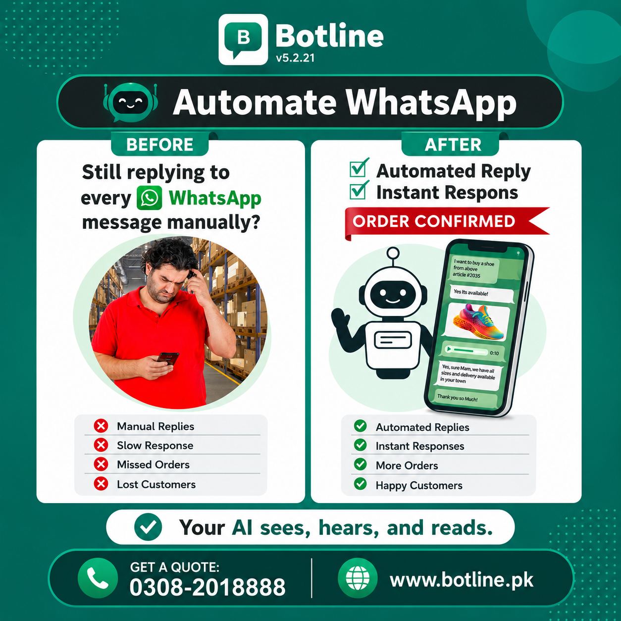 Botline Facebook ad
