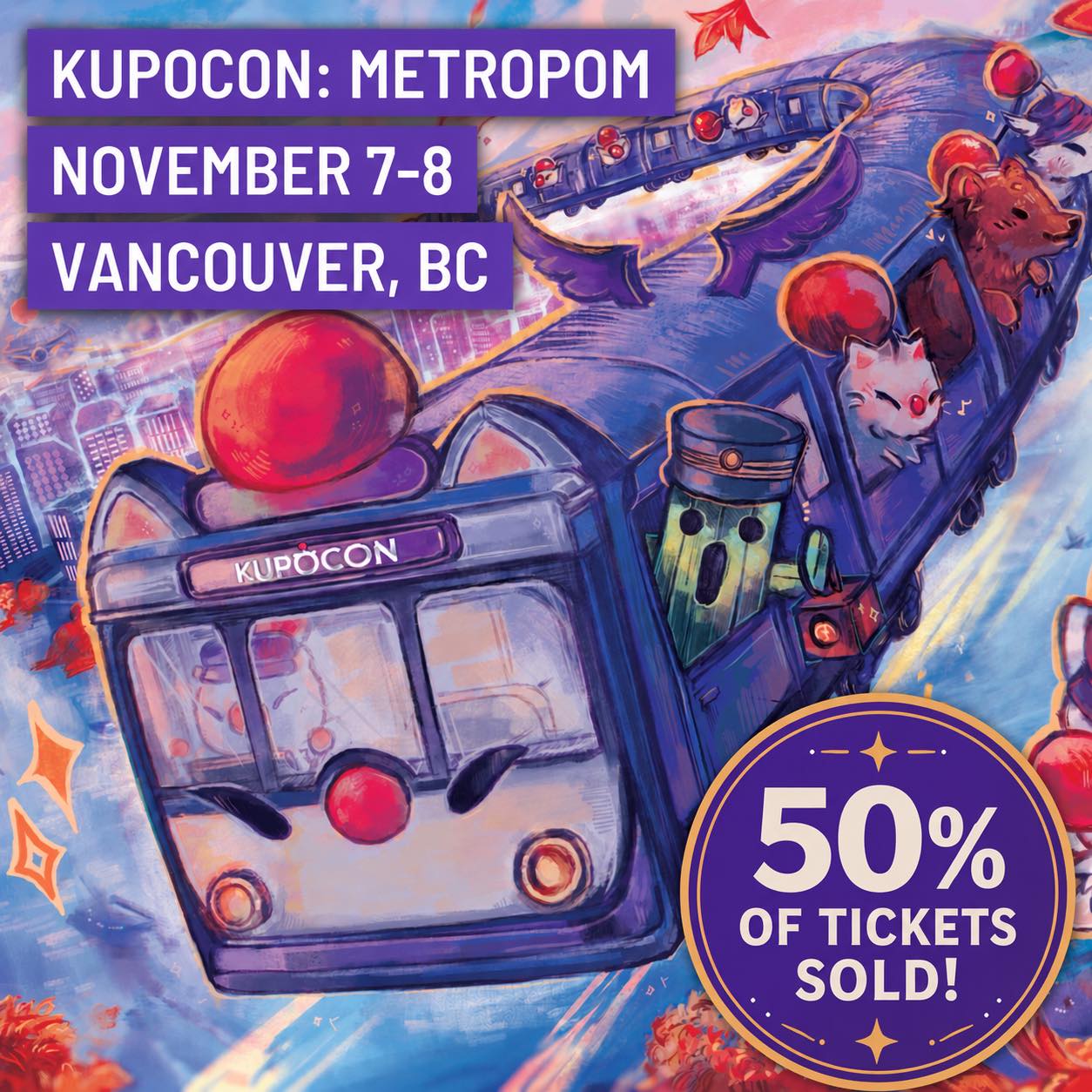 KupoCon Facebook ad: MetroPom - Vancouver - November 7-8, 2026