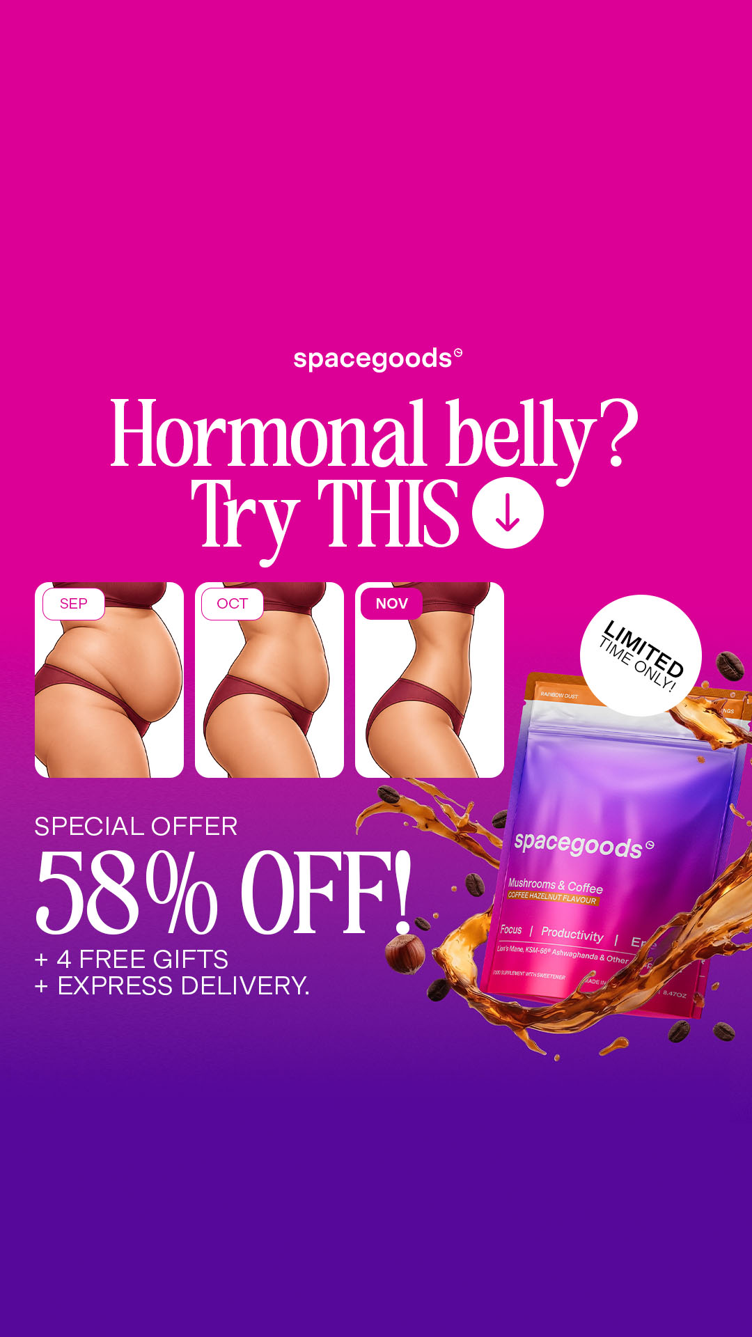 The Cortisol Reset Facebook ad