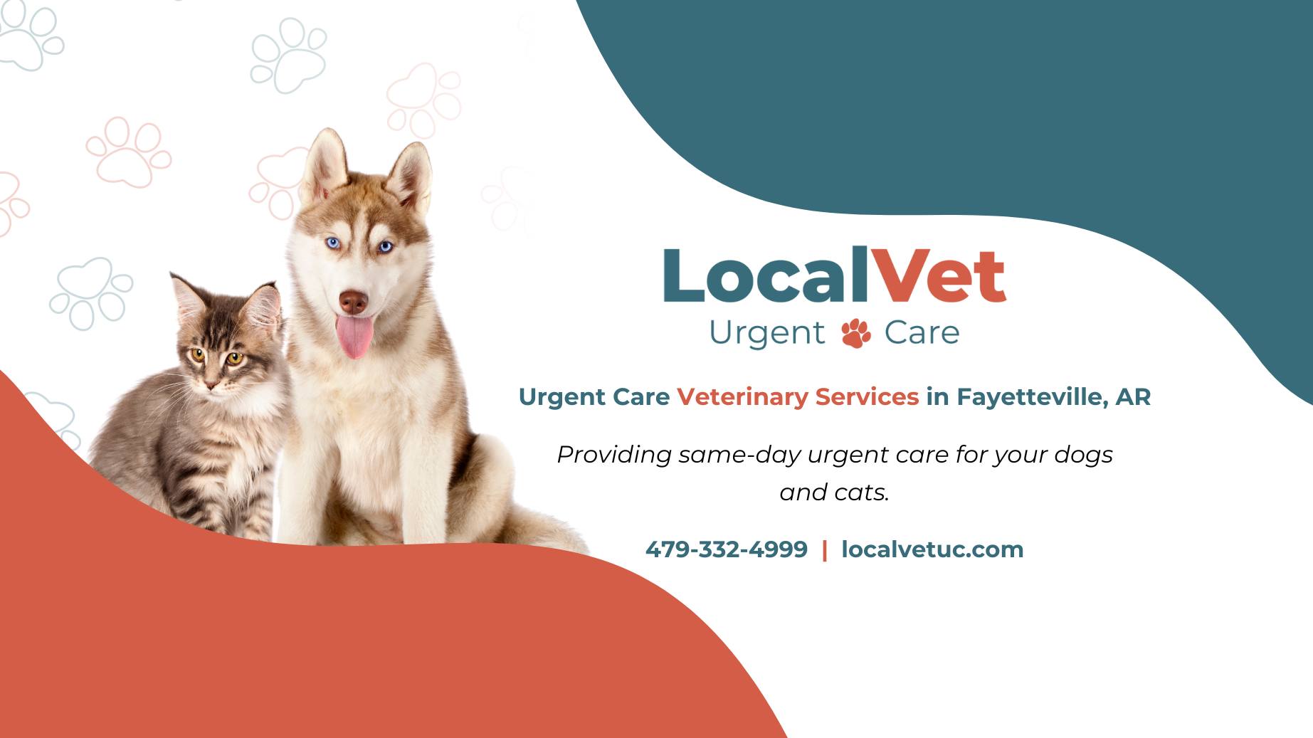 LocalVet Urgent Care Facebook ad: Veterinarian For Your Pet's Urgent and Emergency Needs.