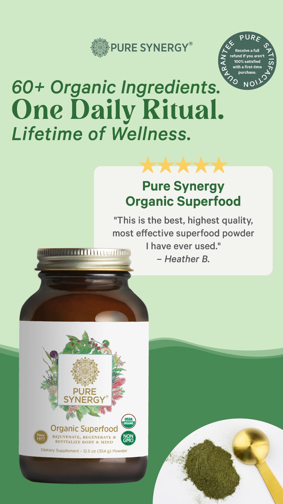 PURE SYNERGY Facebook ad