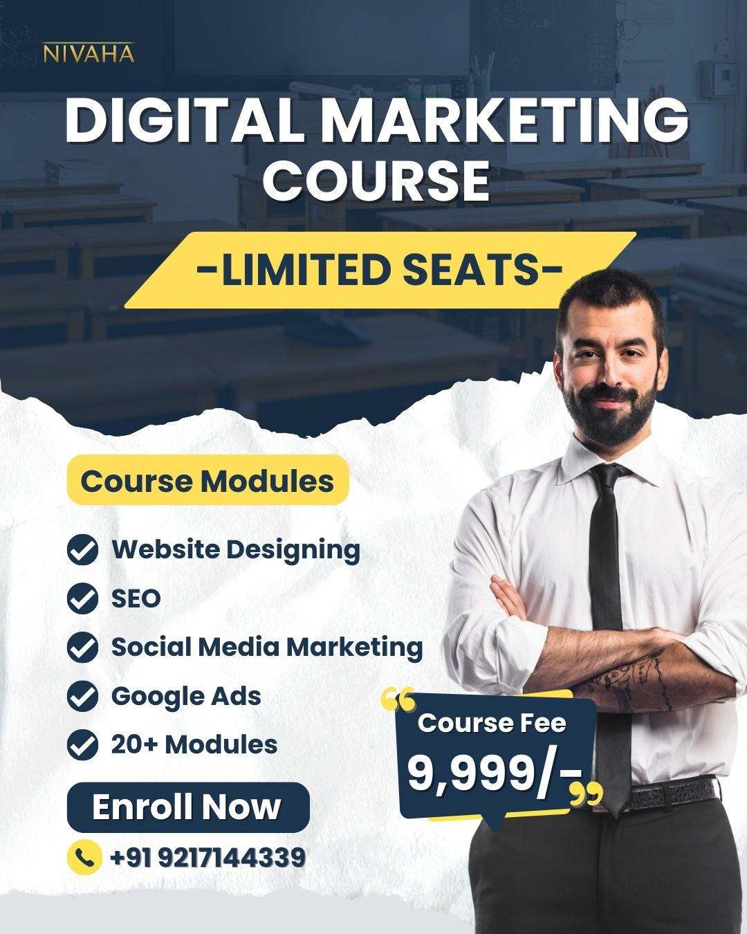 Nivaha Academy Facebook ad