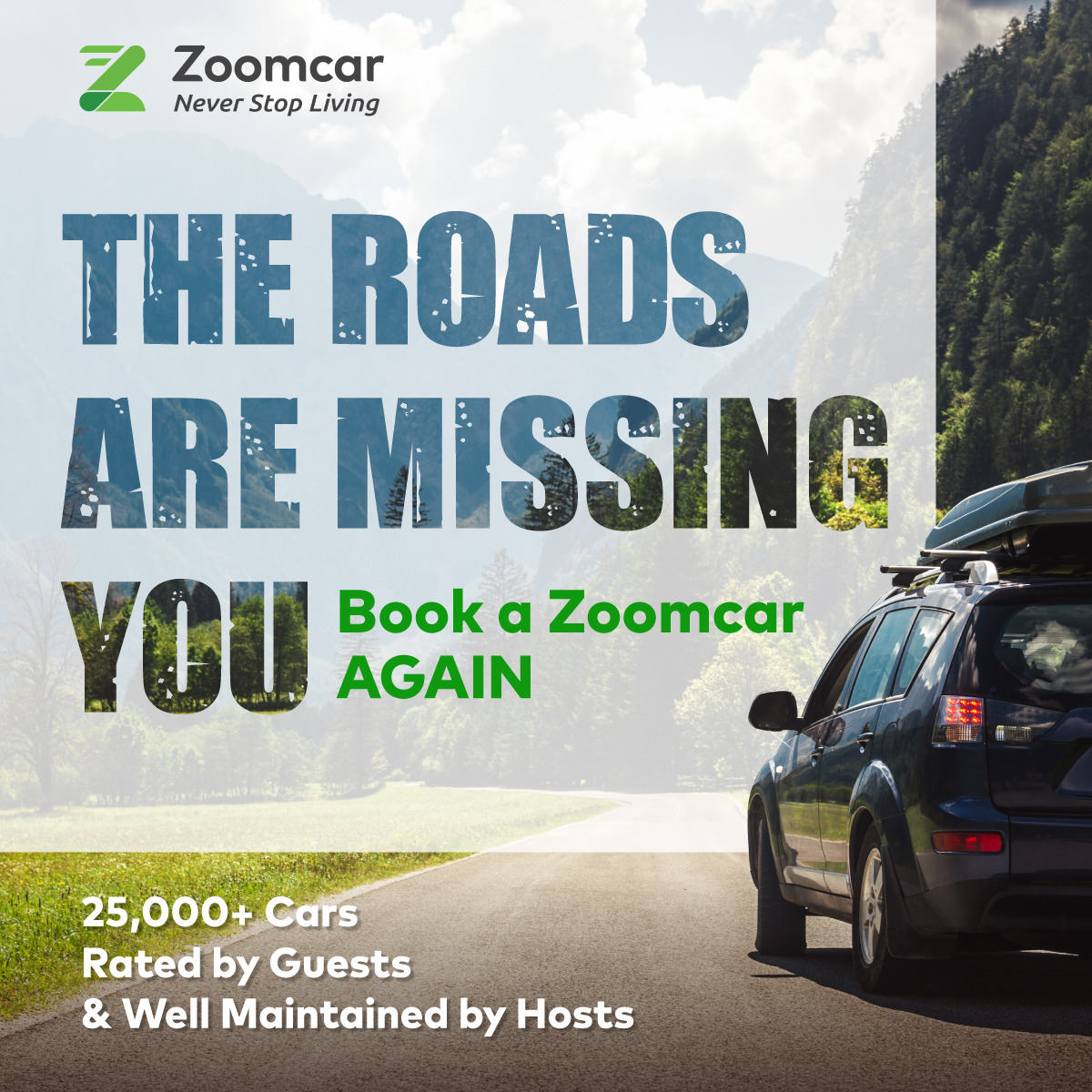Zoomcar Facebook ad