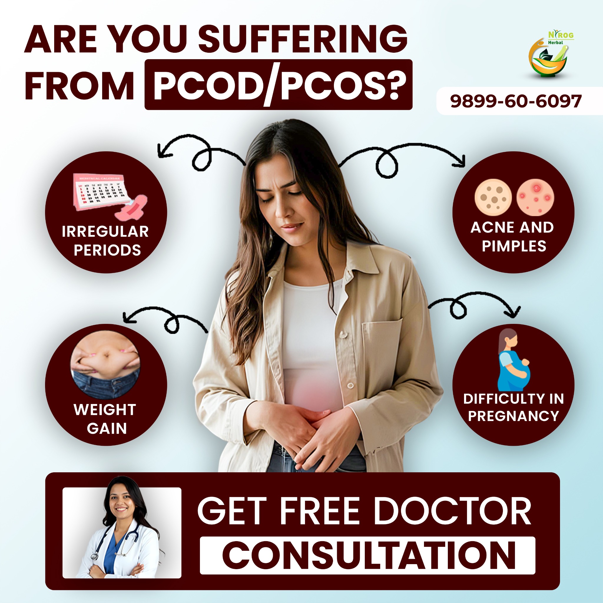 Nirog Herb Health Facebook ad: Chat with us 9667791343