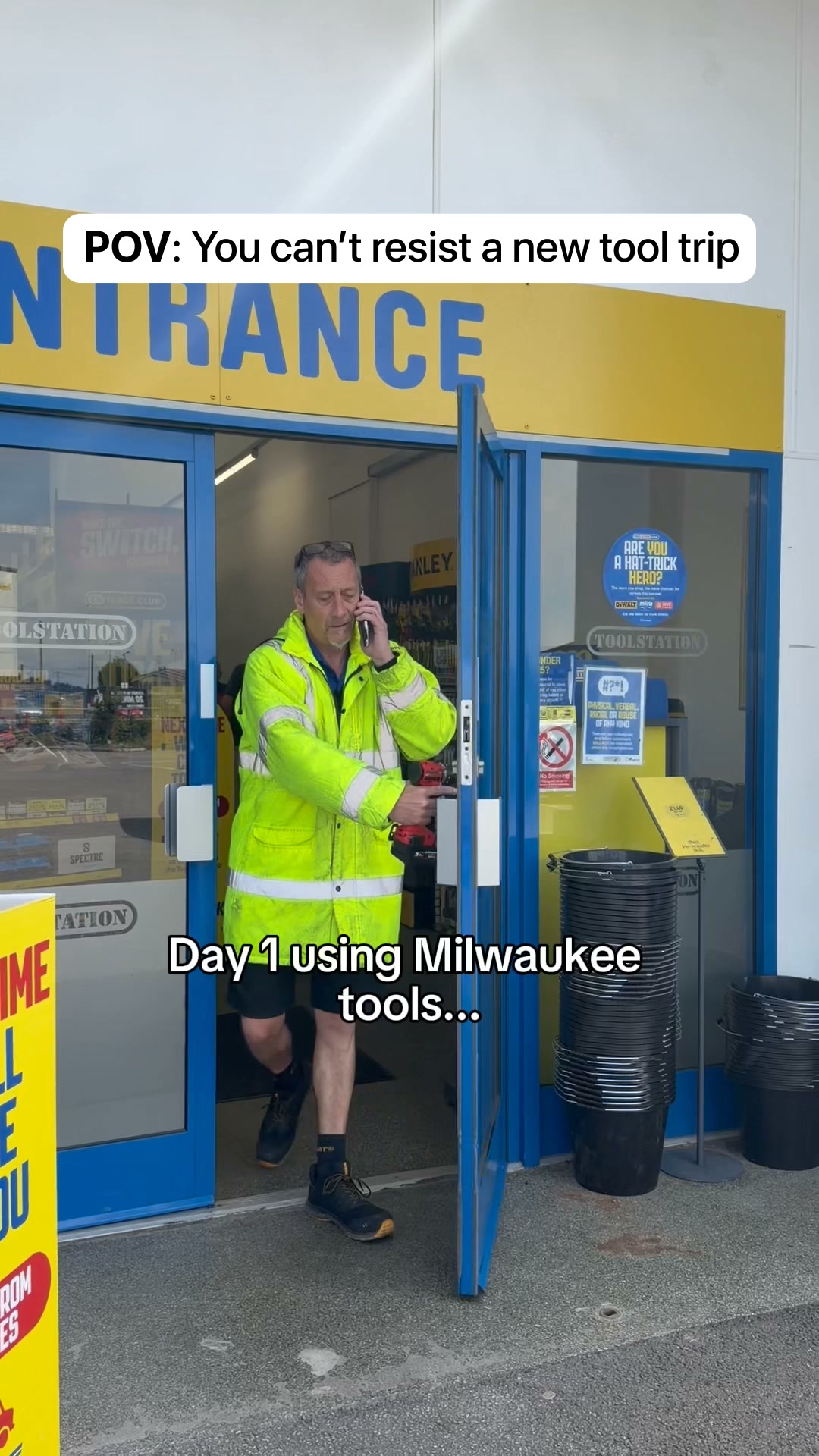 Toolstation UK Facebook ad: That new tool feeling