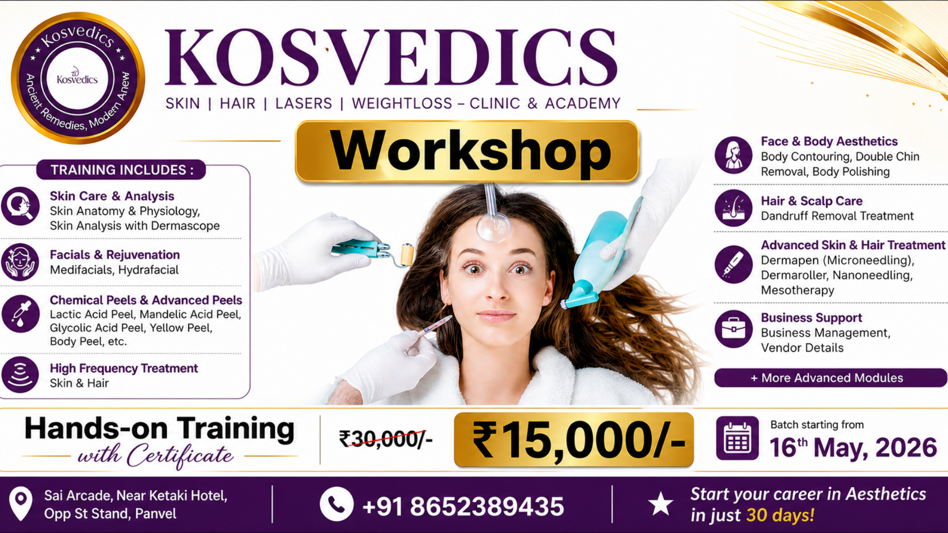 Kosvedics Facebook ad from May 4, 2026