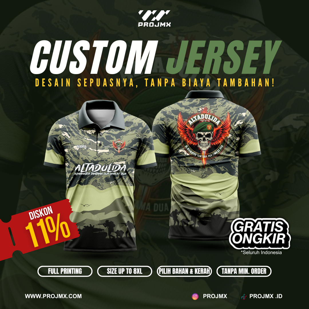 Projmx Jersey Apparel Facebook ad: Rasain ORDER Jersey Custom tanpa Khawatir!