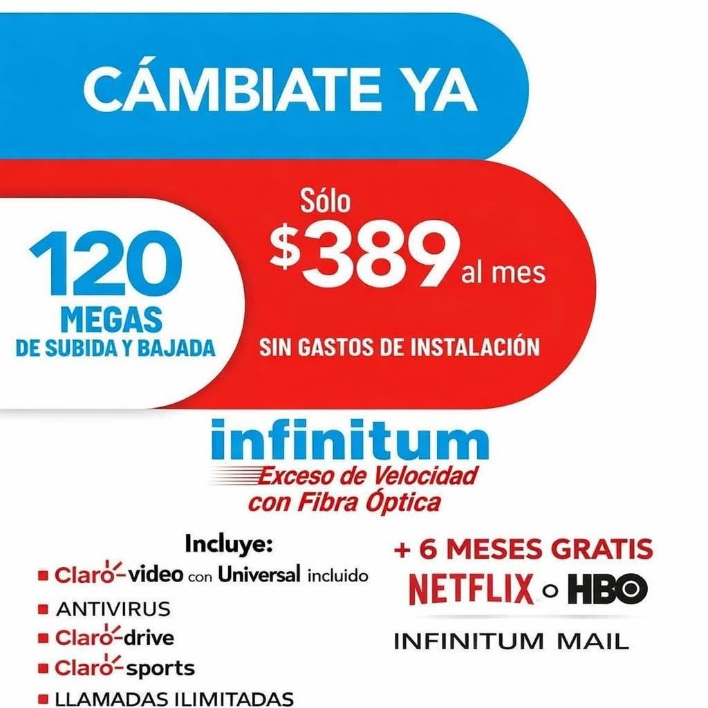 Internet Master Facebook ad: En PUEBLA nos cambiamos a TELMEX.