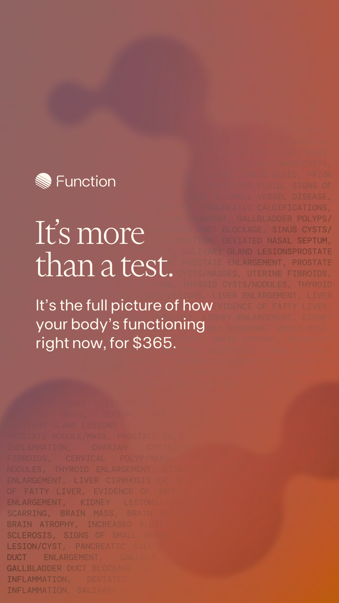 Function Health Facebook ad
