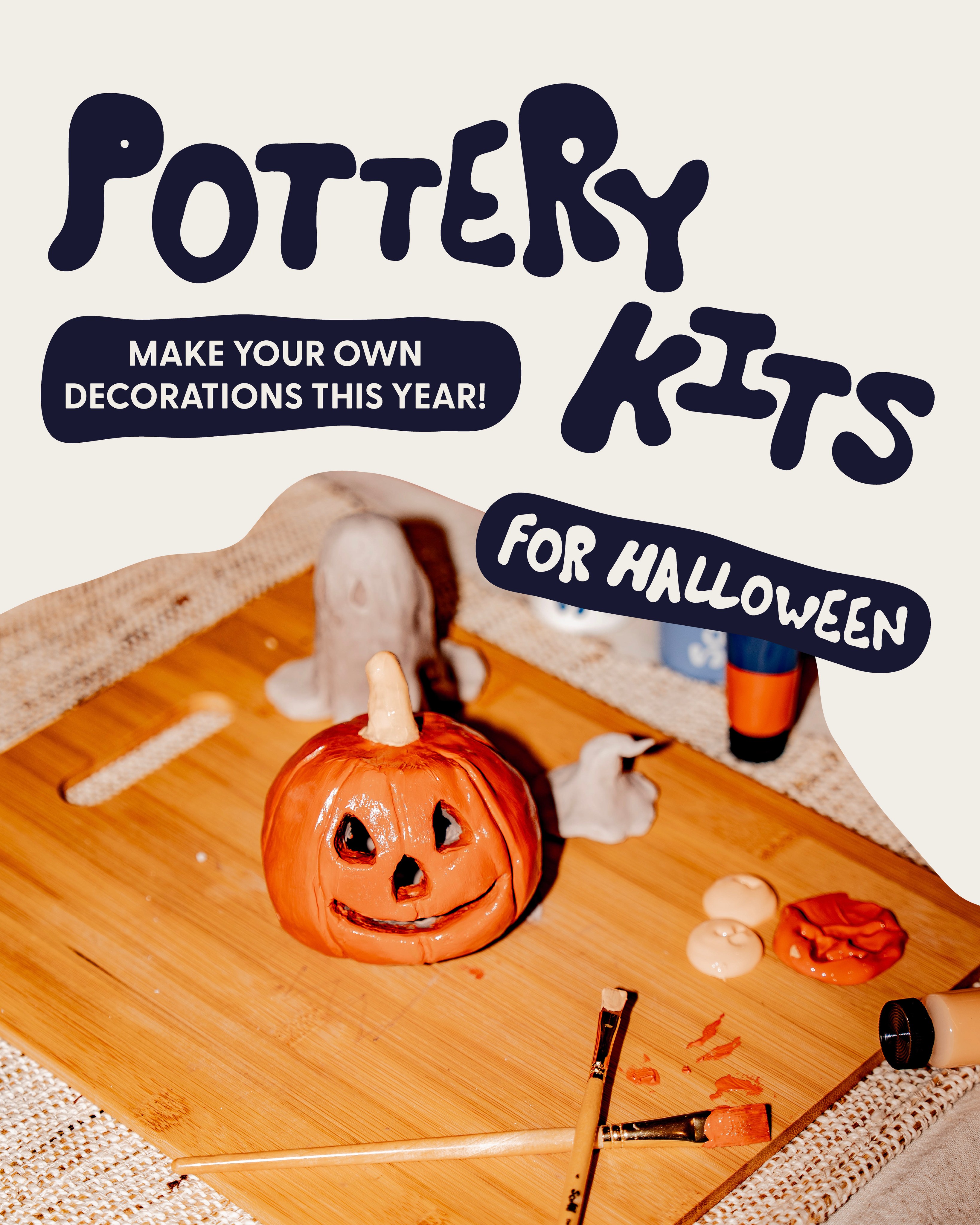 Sculpd Facebook ad: Handmade Halloween Decorations