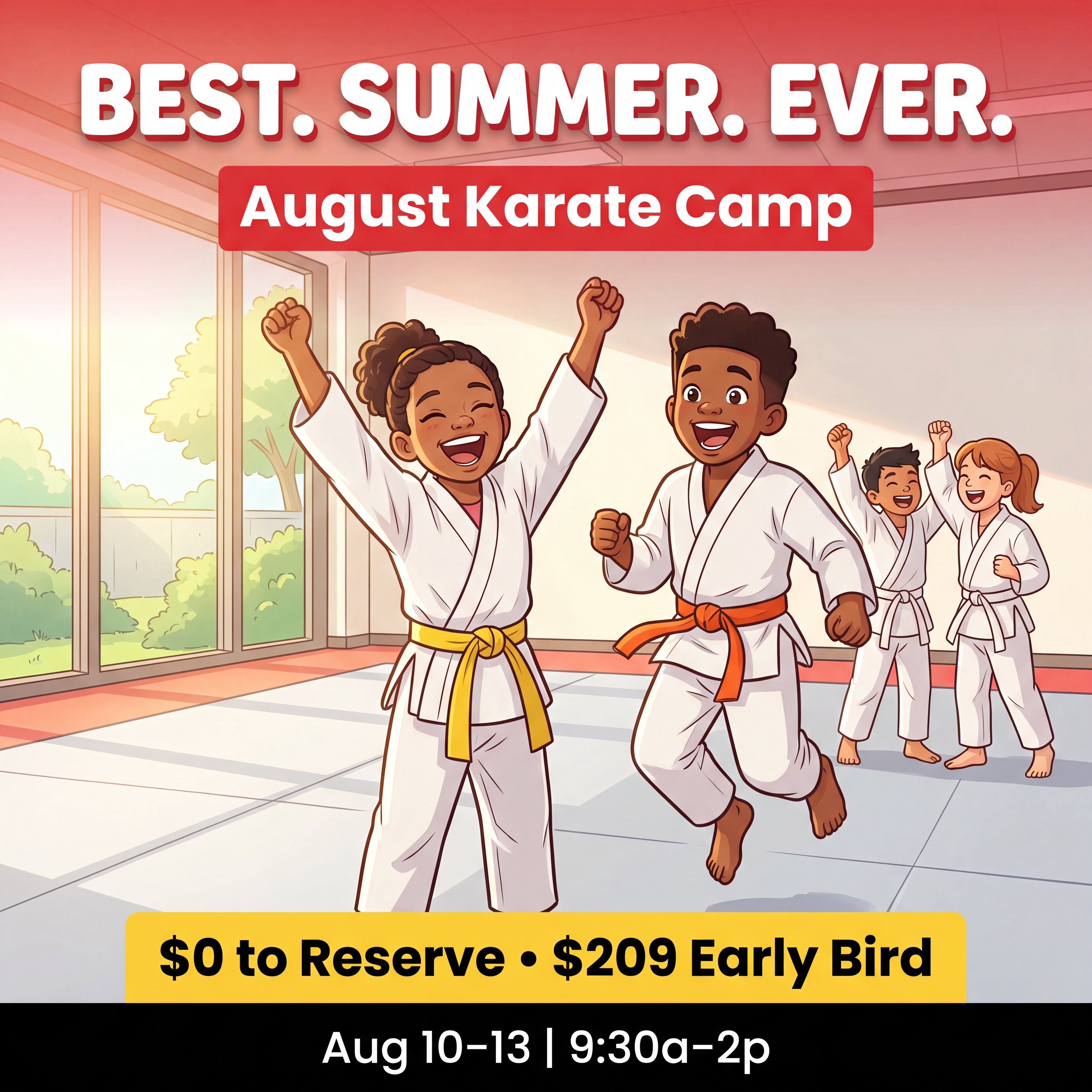 The 1-2 Punch Family Martial Arts & Fitness Center Facebook ad