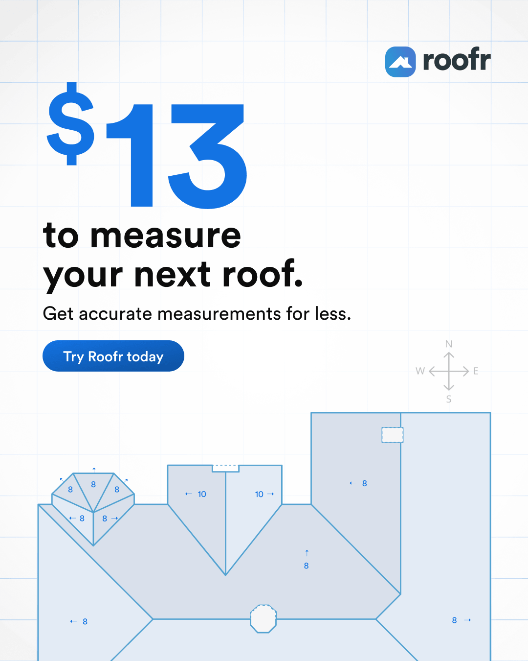 Roofr Facebook ad