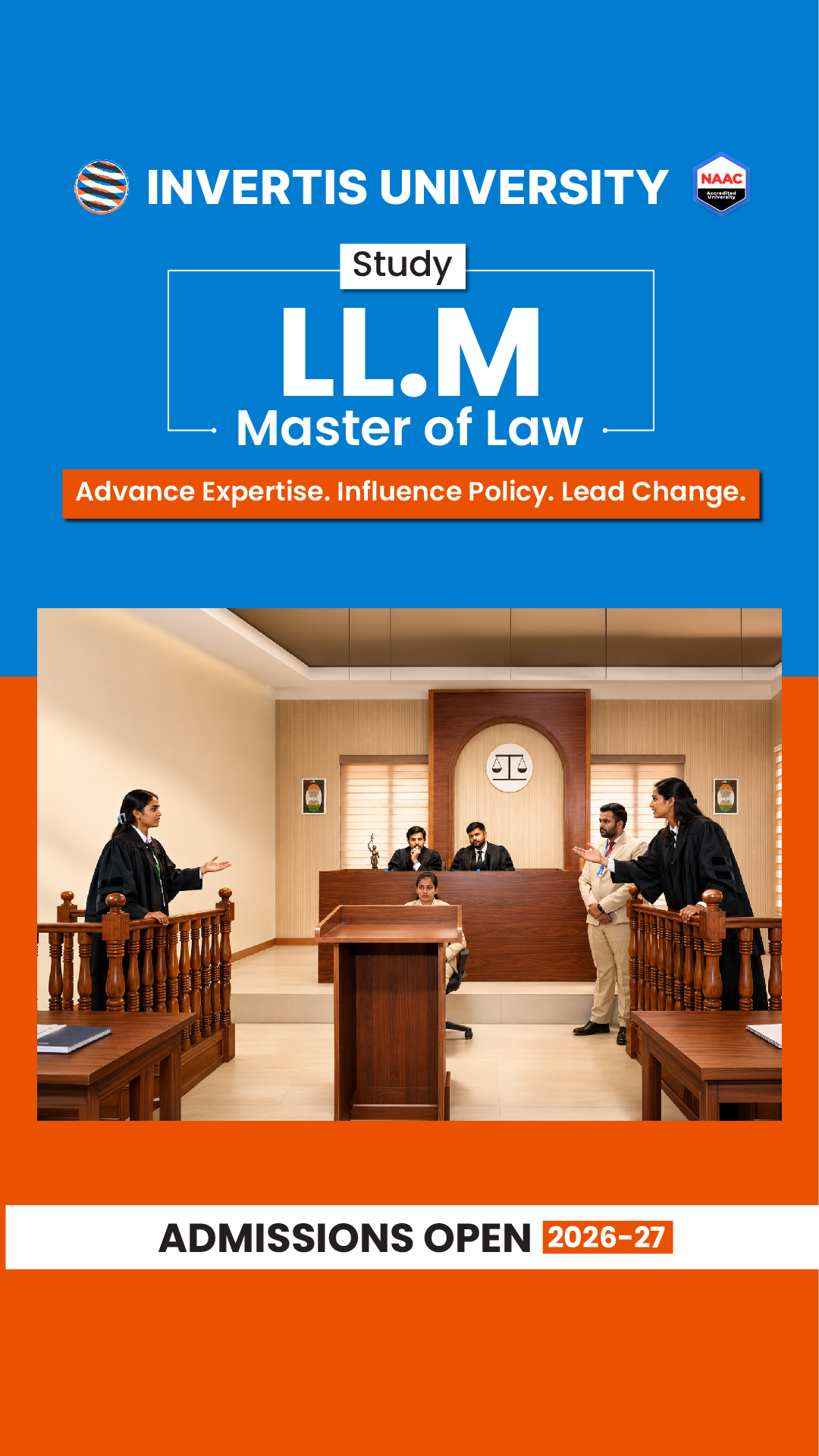 Invertis University Facebook ad