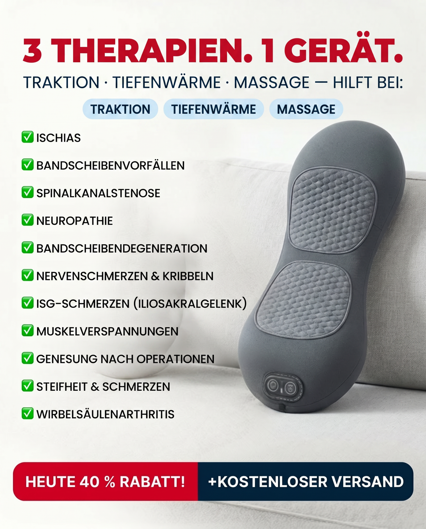 CuroSleep Facebook ad: Sie hielt sich am Wagen fest.