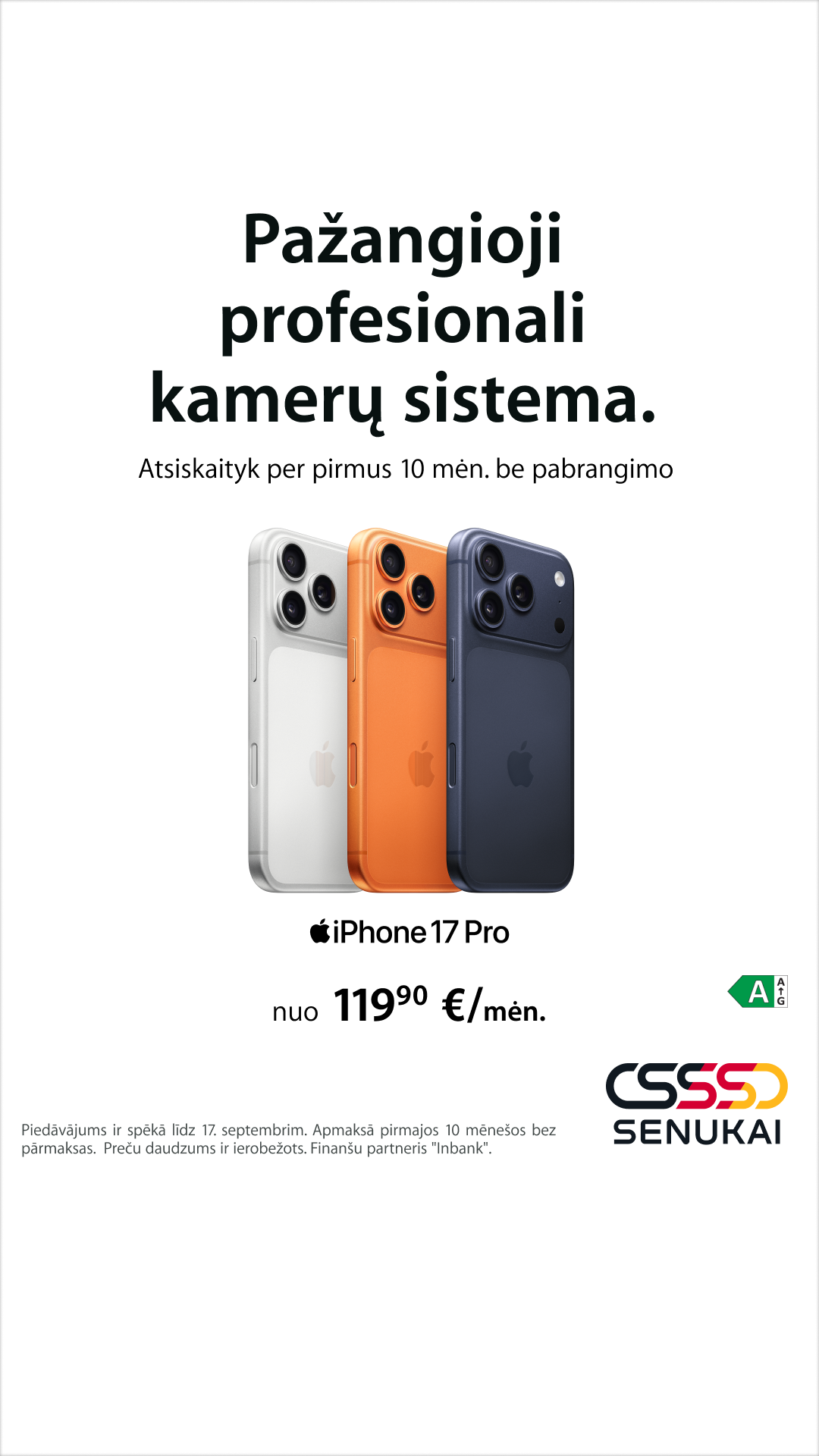 Senukai Facebook ad