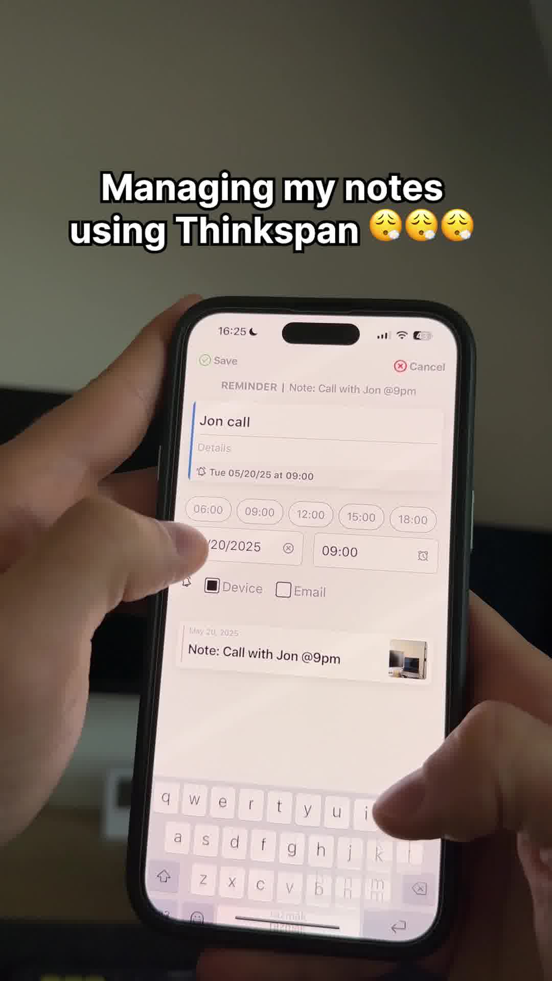 Thinkspan Facebook ad: End-to-End Encrypted Vault
