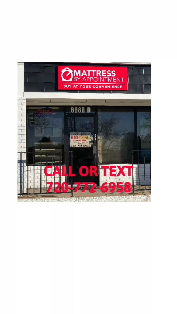 Mattress by Appointment Arvada CO Facebook ad: Denver Mattress Deals, Save 50-80%