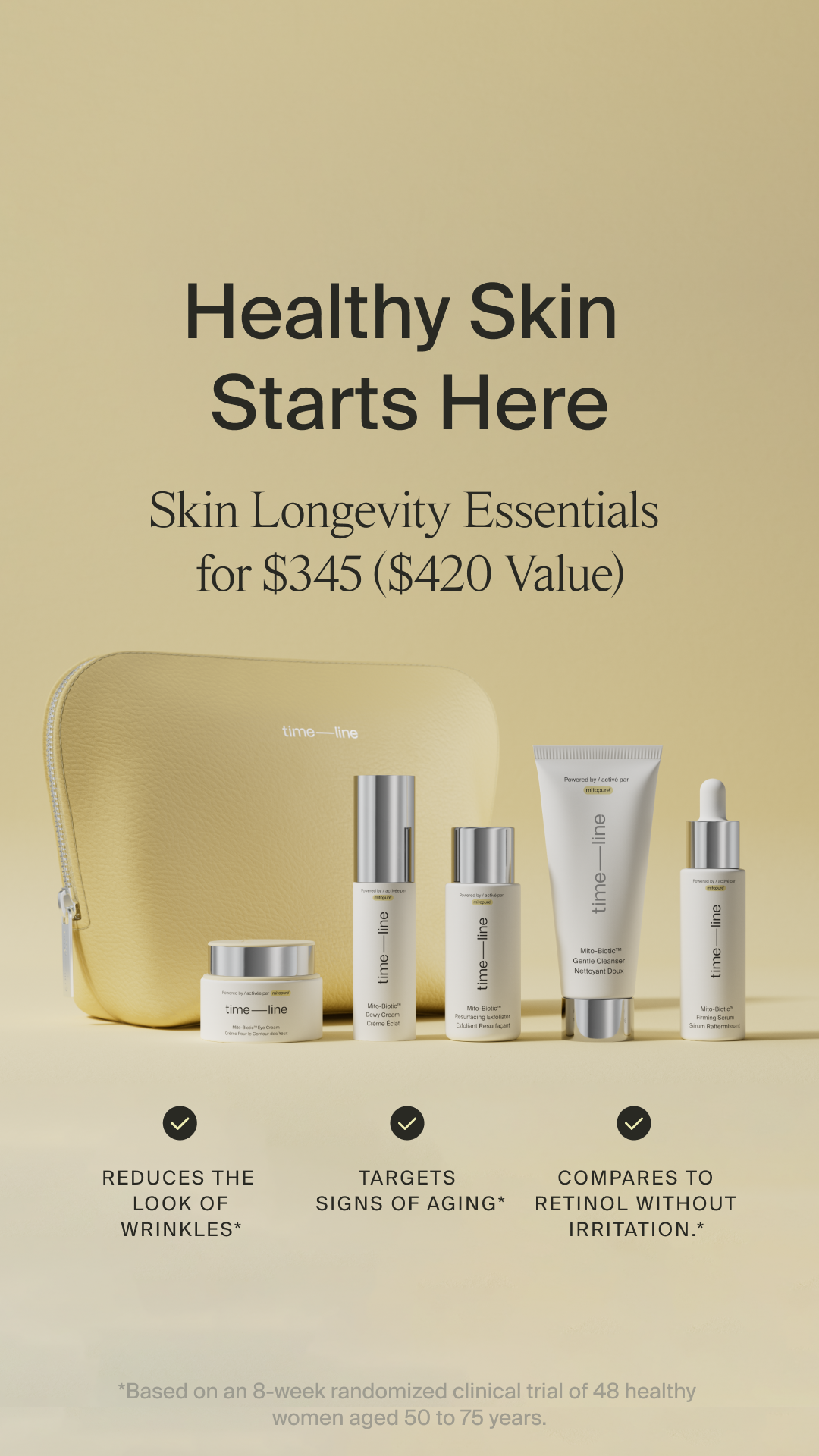 Timeline Longevity Facebook ad