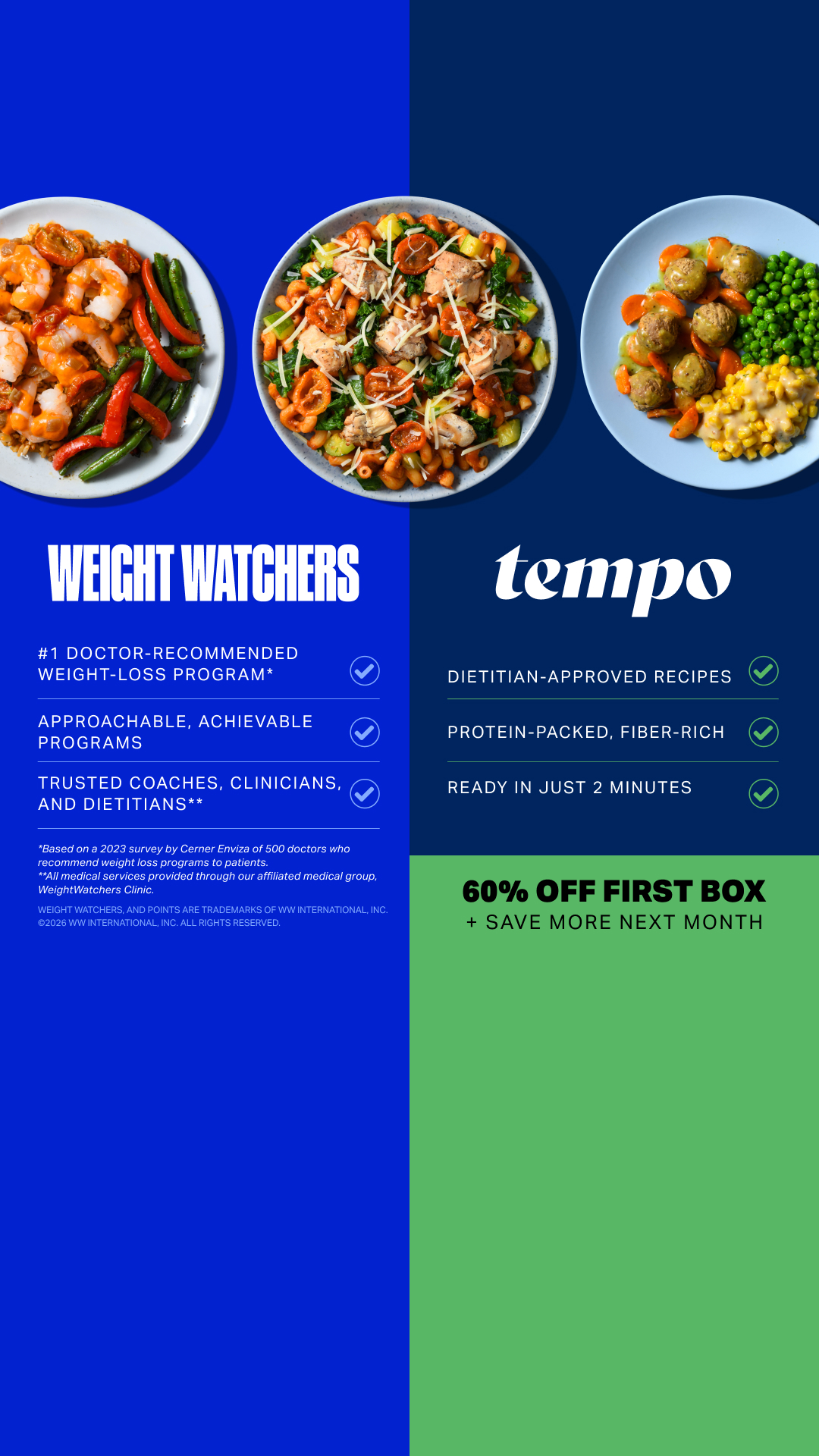WeightWatchers Facebook ad