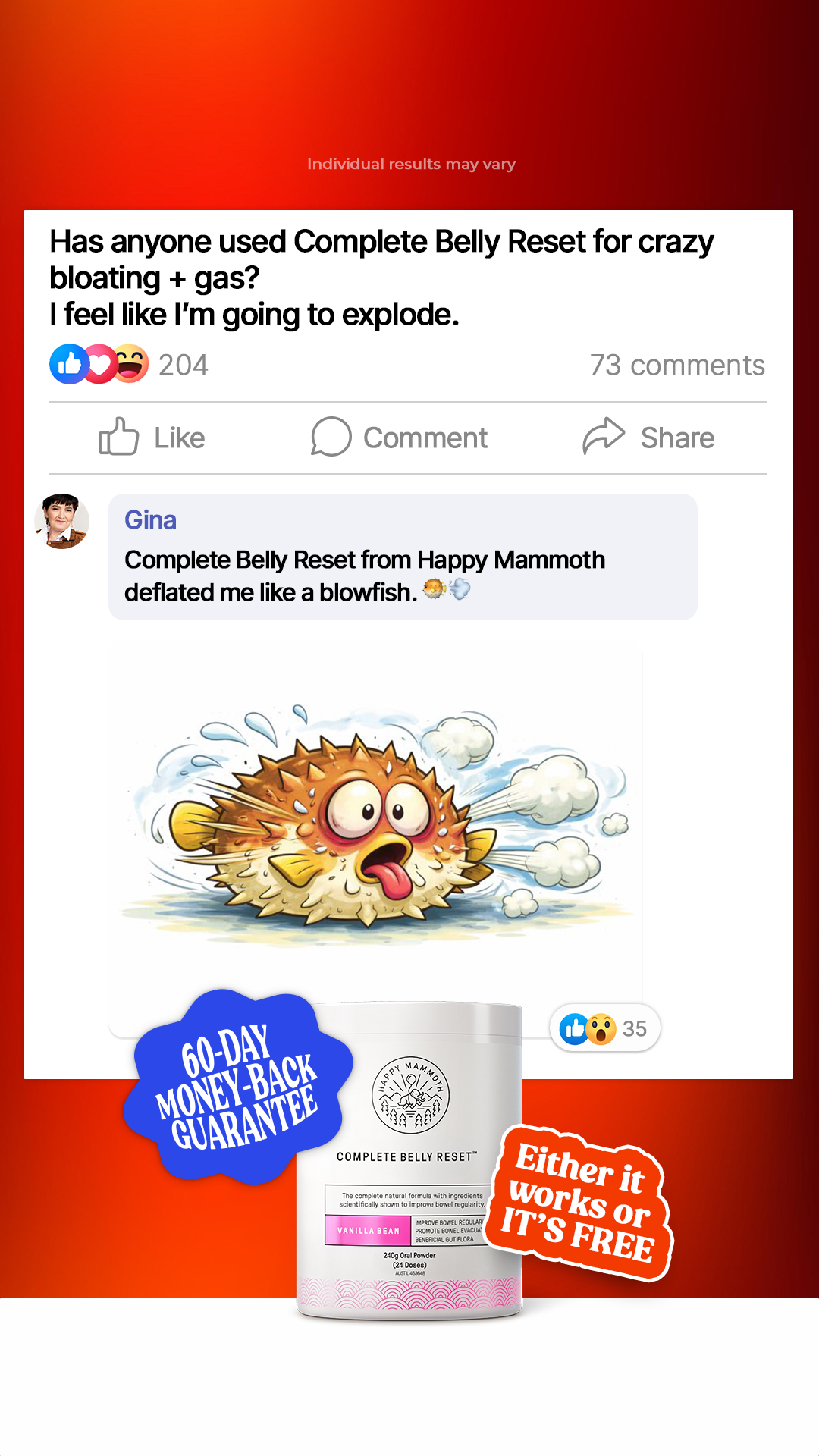 Happy Mammoth EU Facebook ad