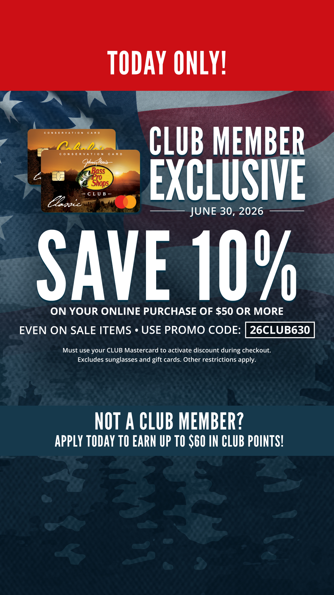 Bass Pro Shops Facebook ad
