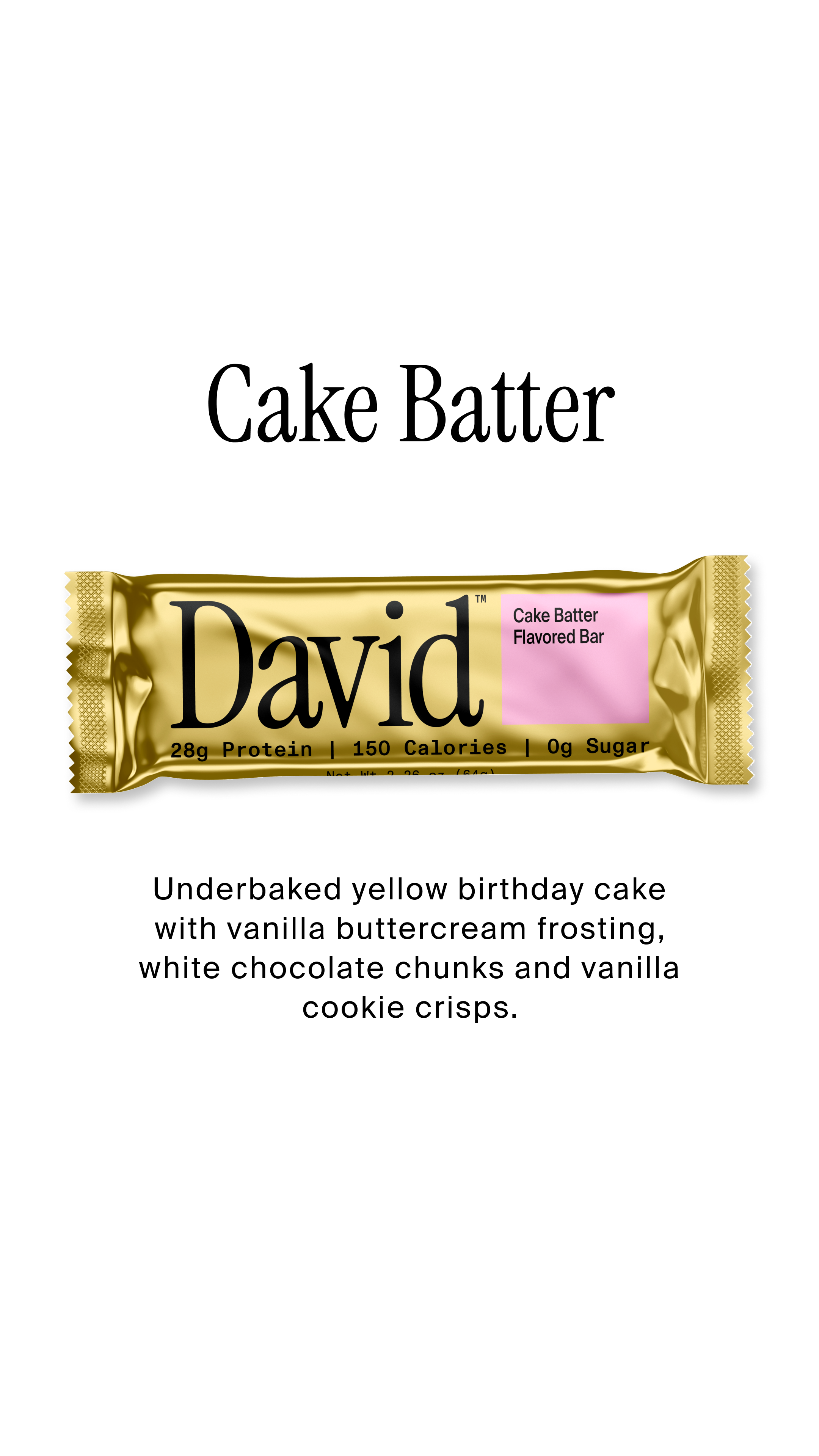 David Protein Facebook ad