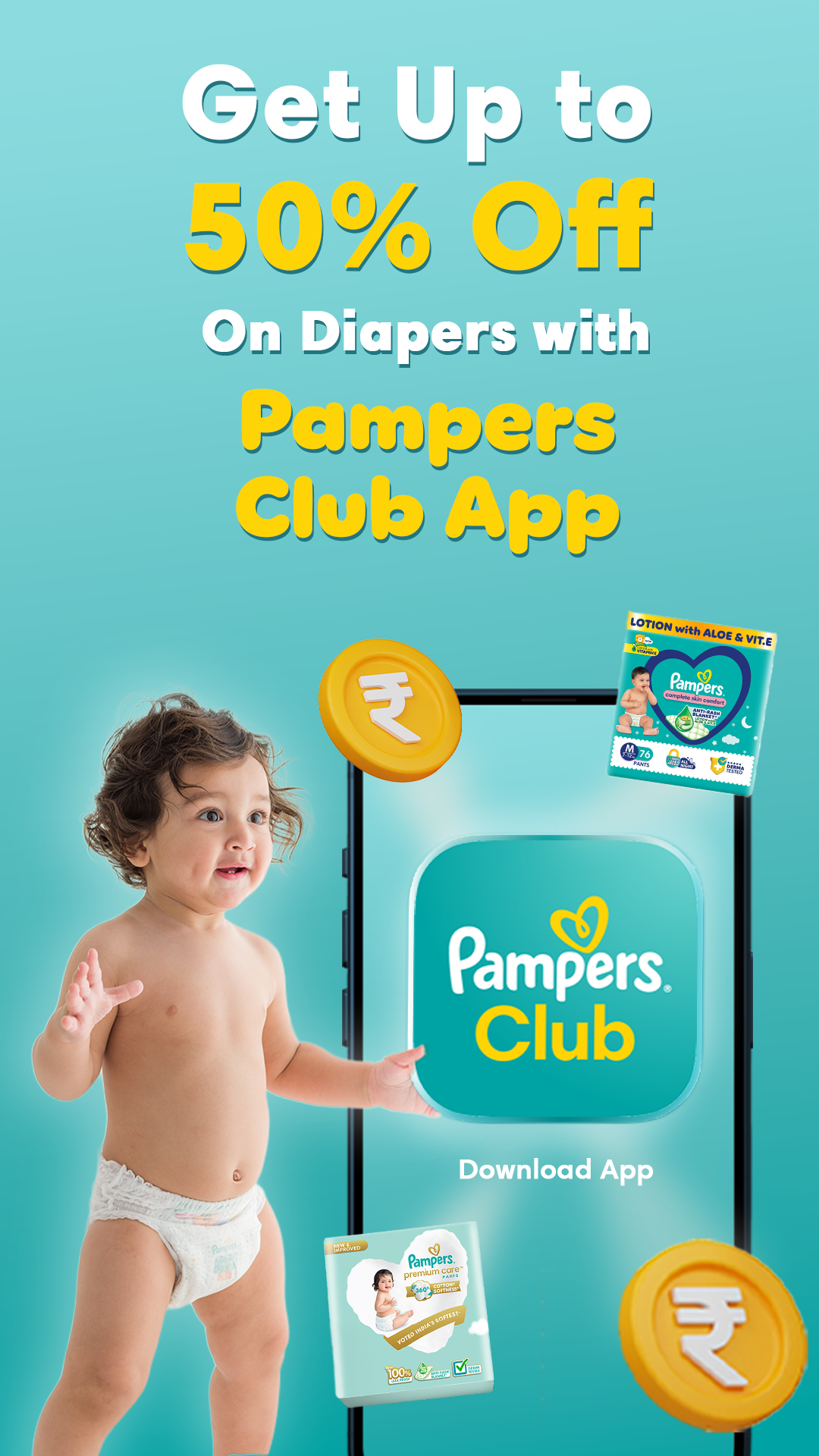 Pampers Facebook ad