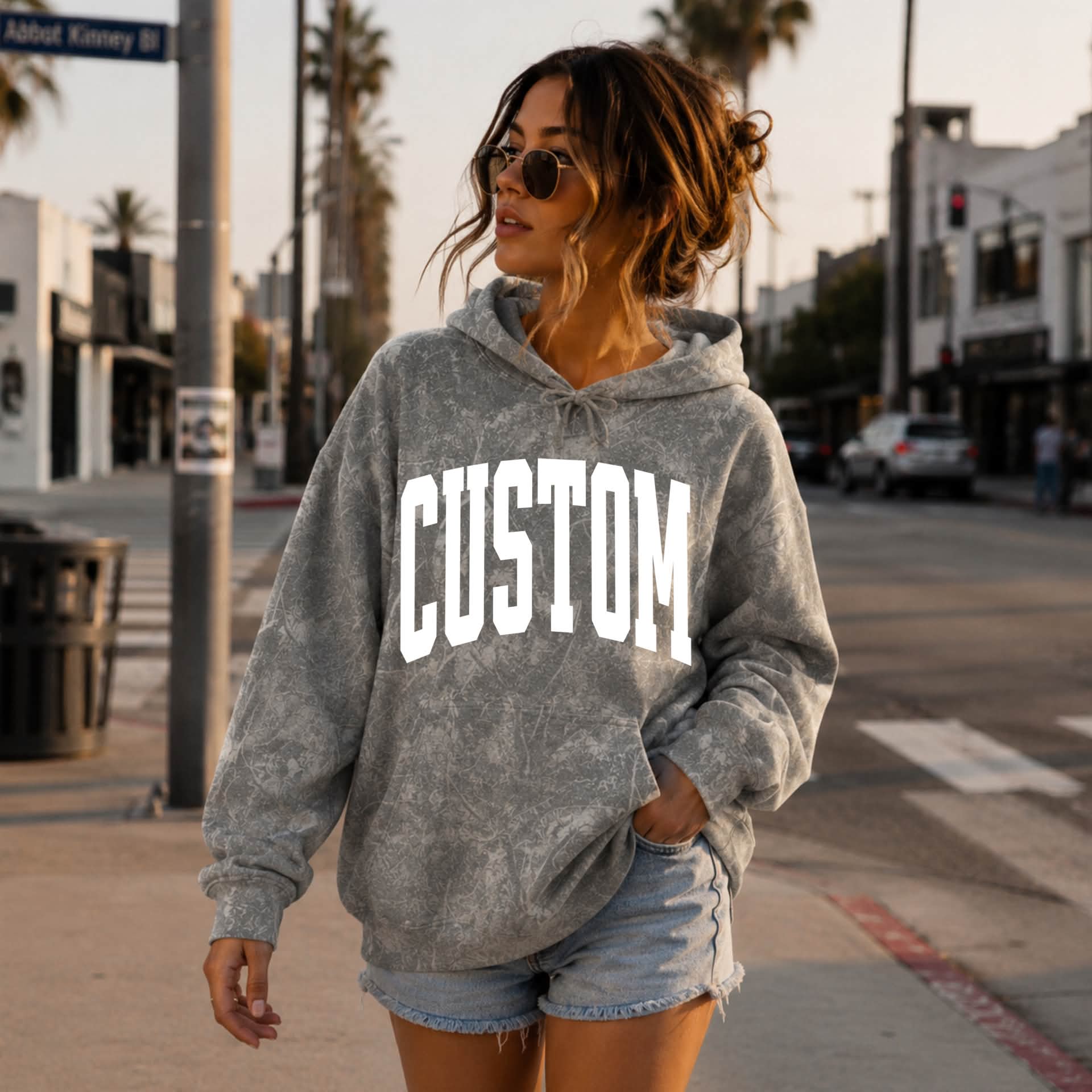 The LB Boutique Facebook ad: CAMO HOODIES ARE HERE!