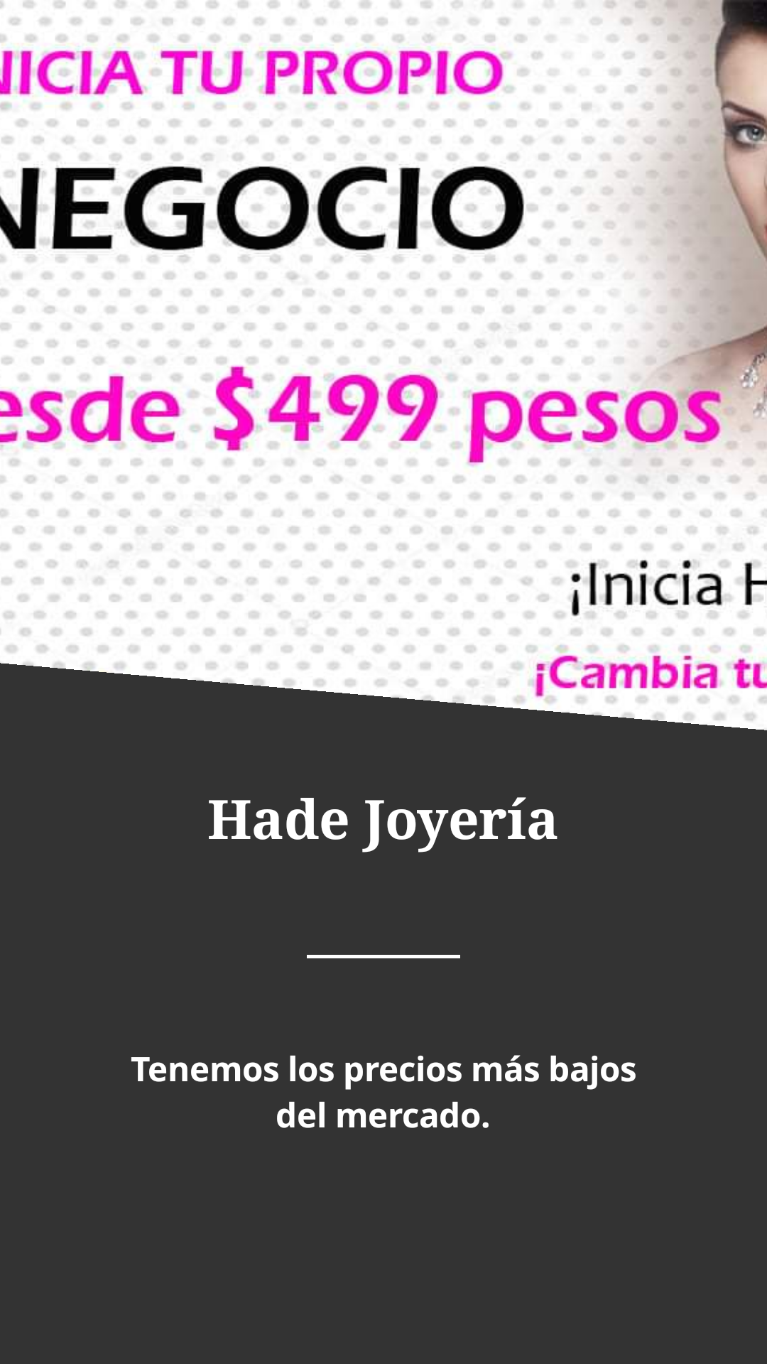 Hade Joyería Facebook ad from Jan 13, 2023