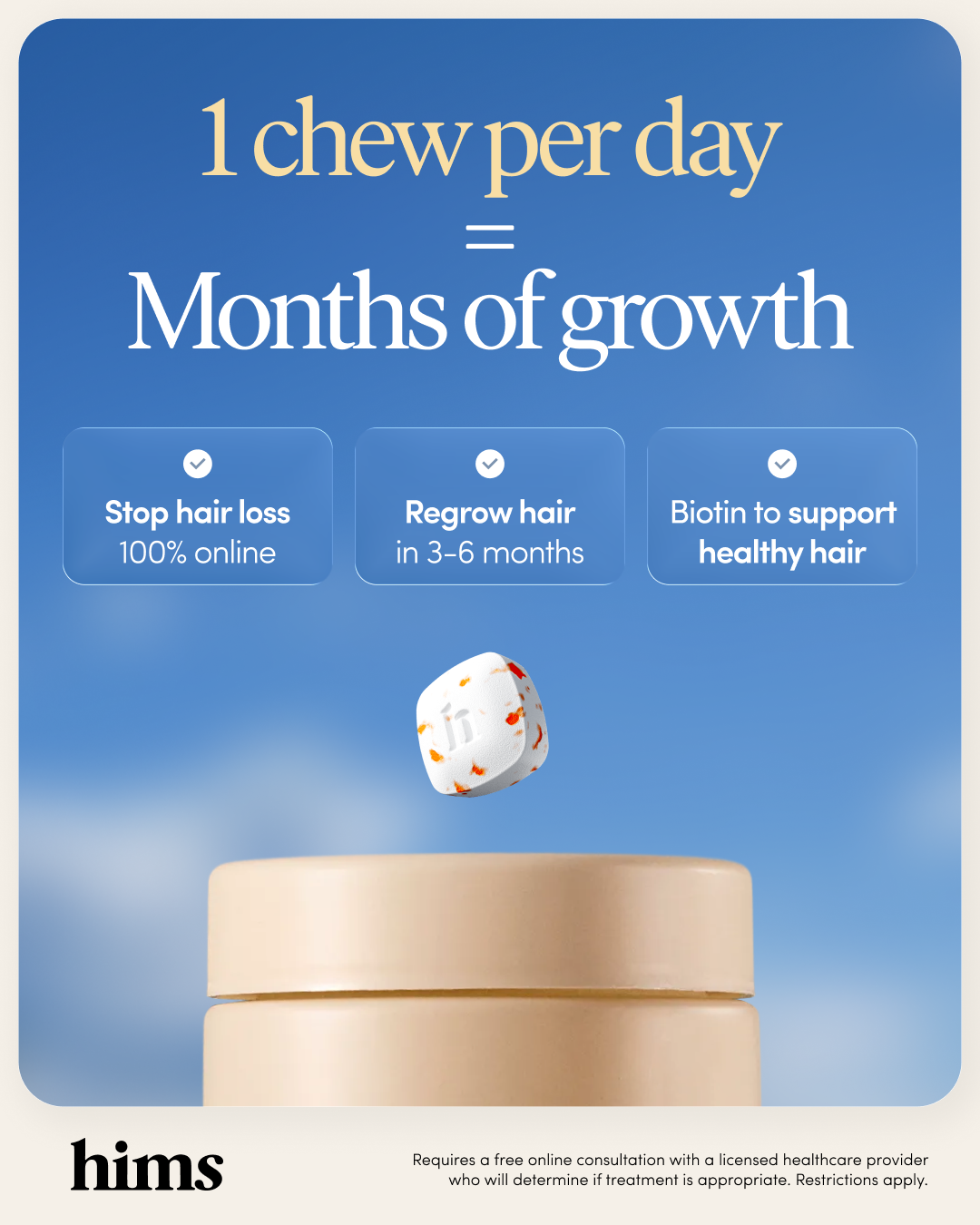 hims Facebook ad