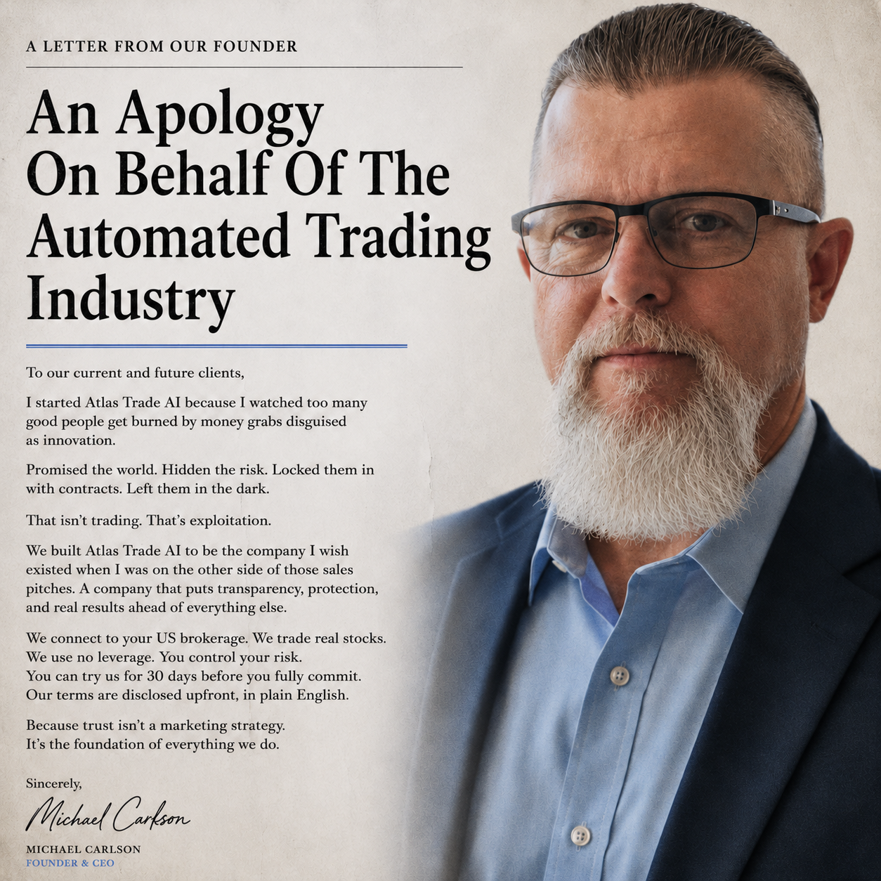 Atlas Trade Facebook ad