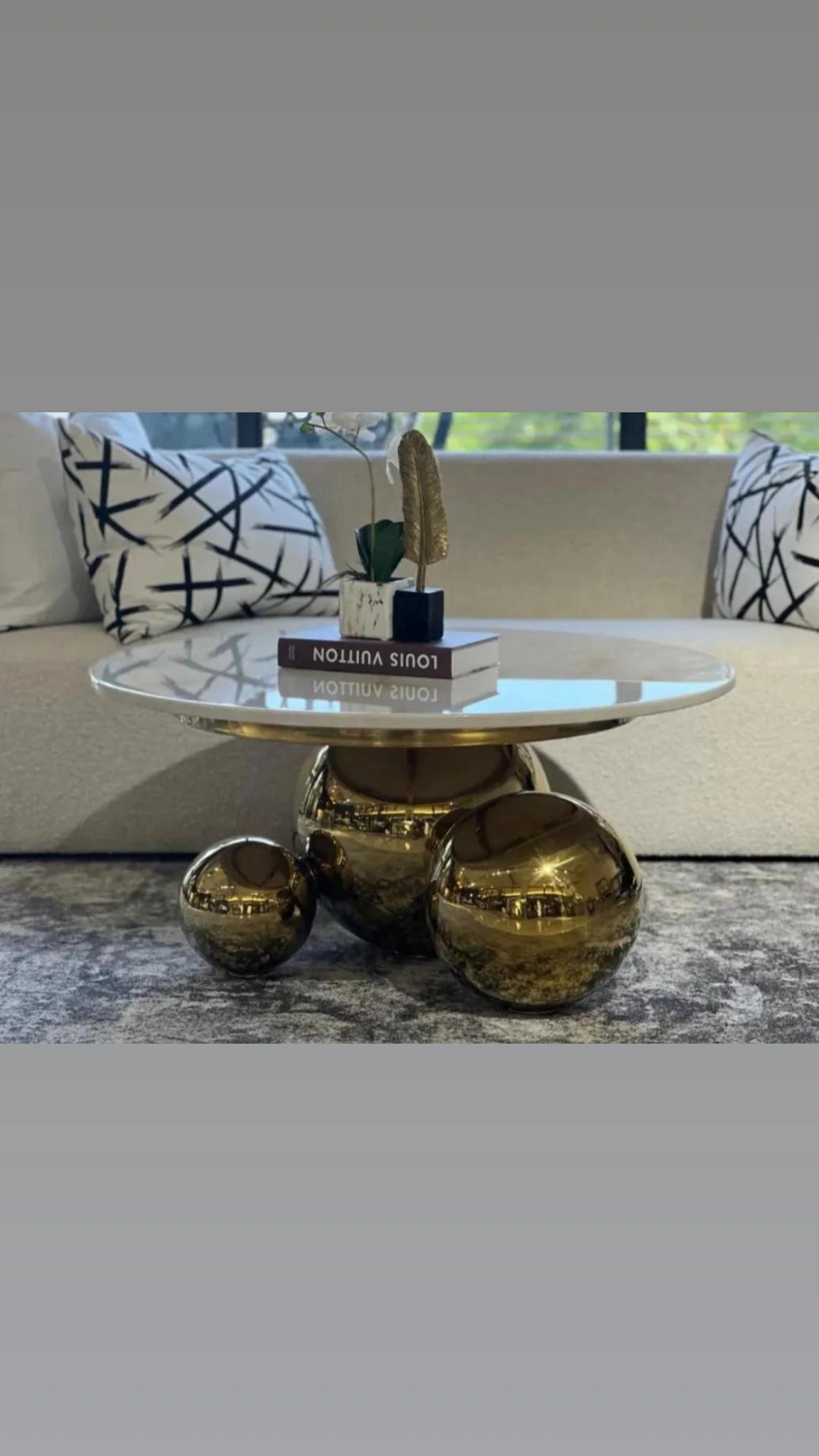 Awahome Facebook ad: Looking for a coffee table to complete the…