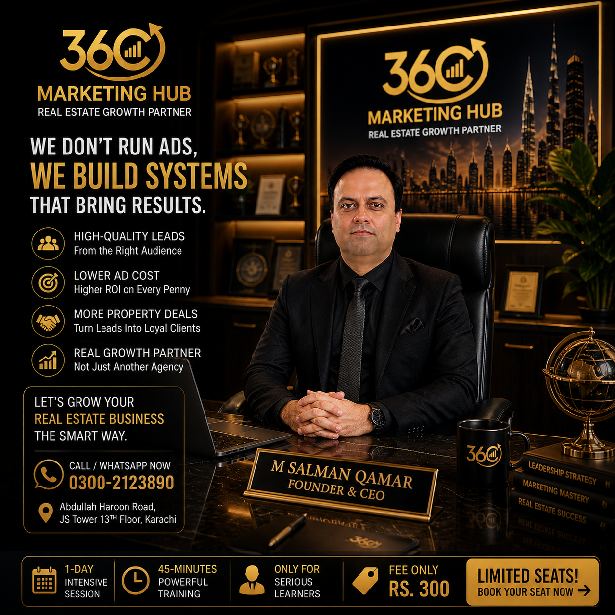 360 Marketing Hub Facebook ad: You’re Not Losing Clients… You’re Losing Strategy.