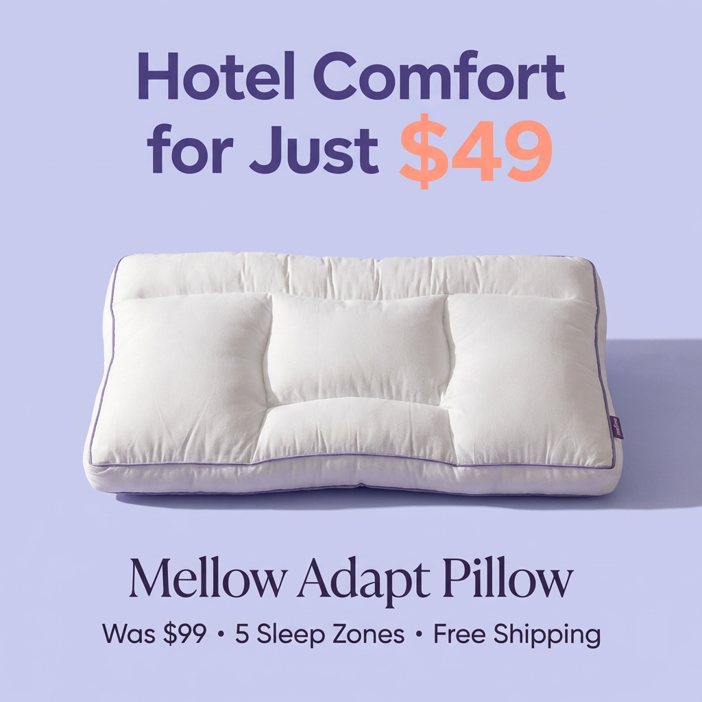 Mellow Pillows Facebook ad
