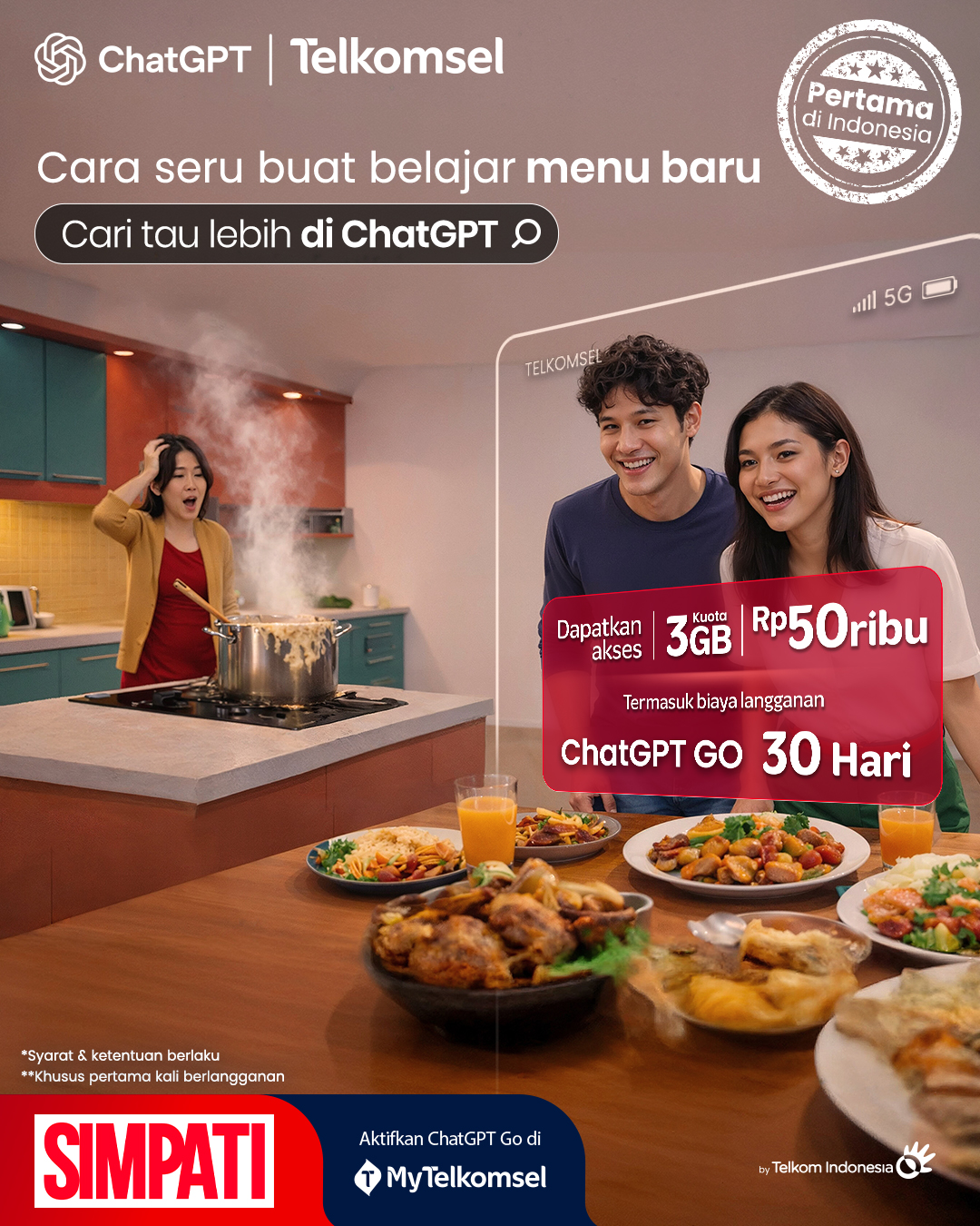 Telkomsel Facebook ad